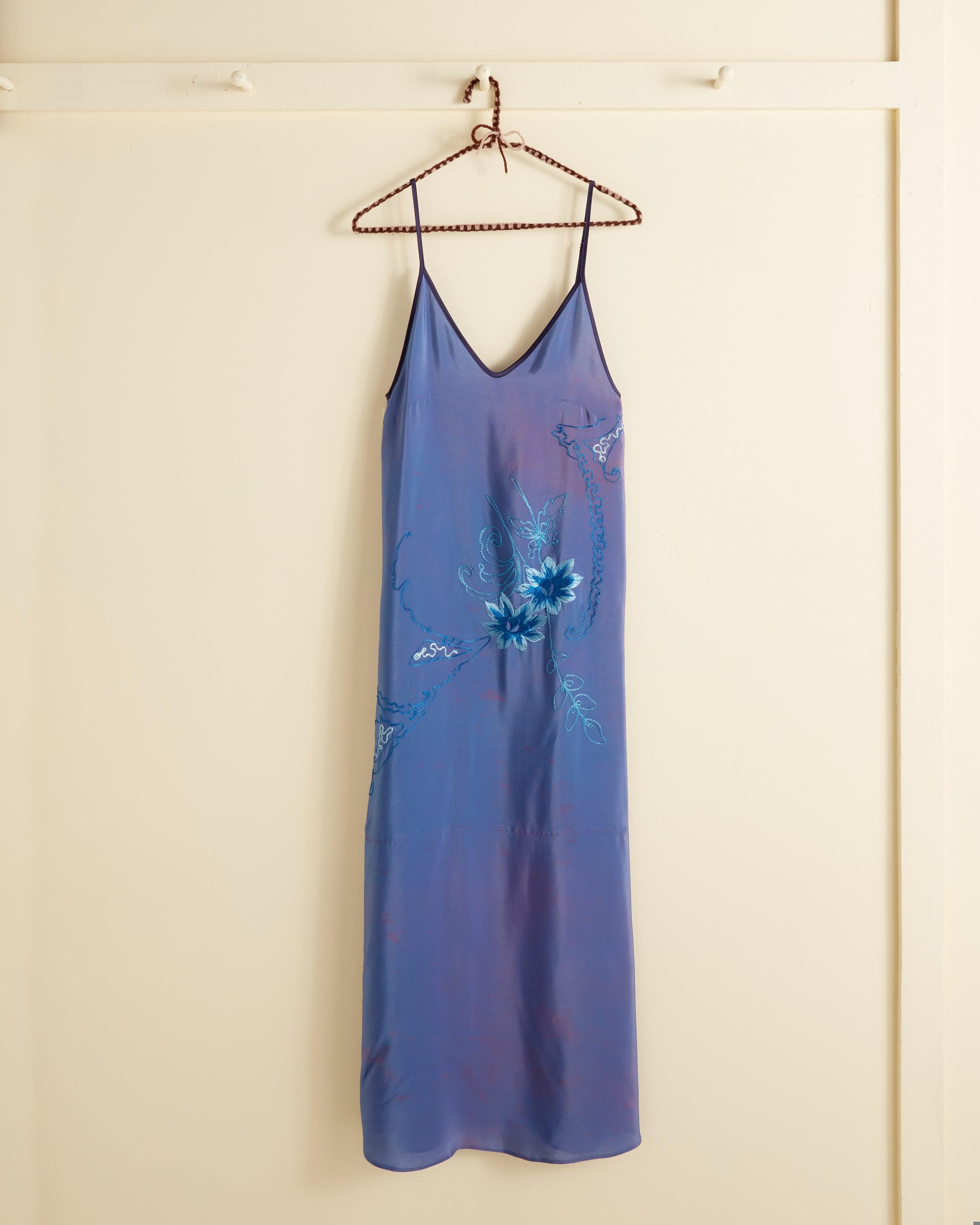 Cornflower Tendril Dress - XS