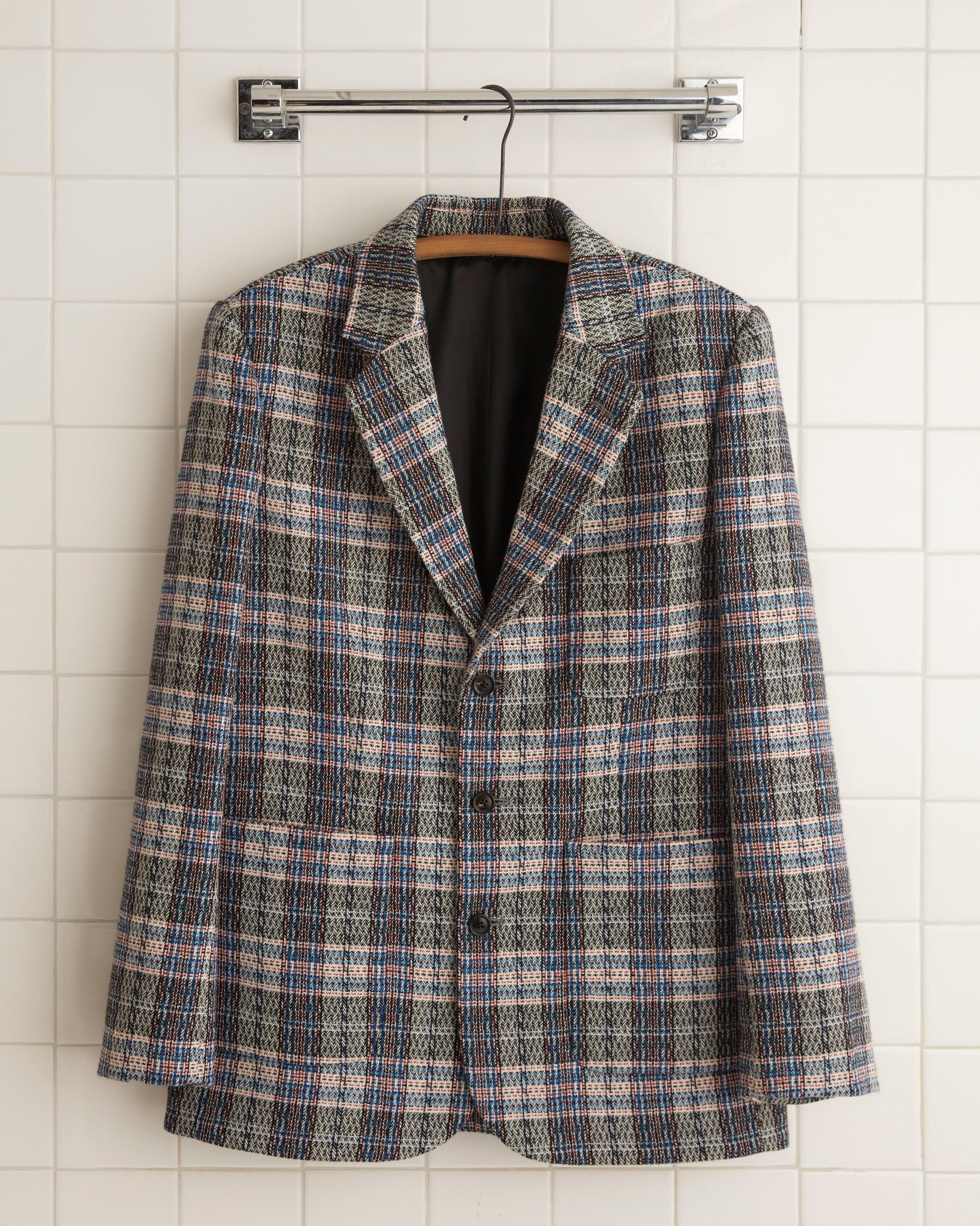 Cartographer Plaid Suit Jacket - 44