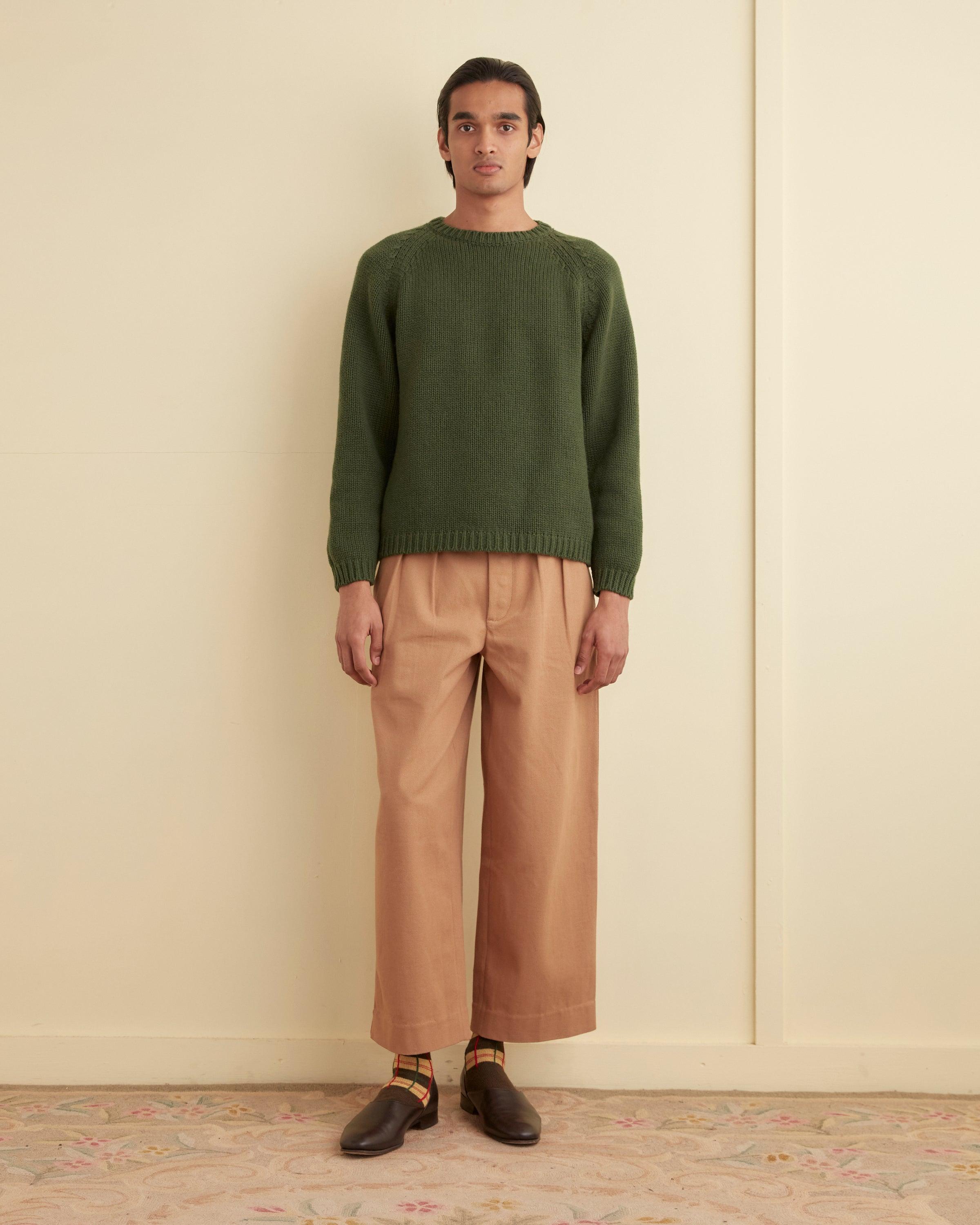 Cashmere Crewneck - Green