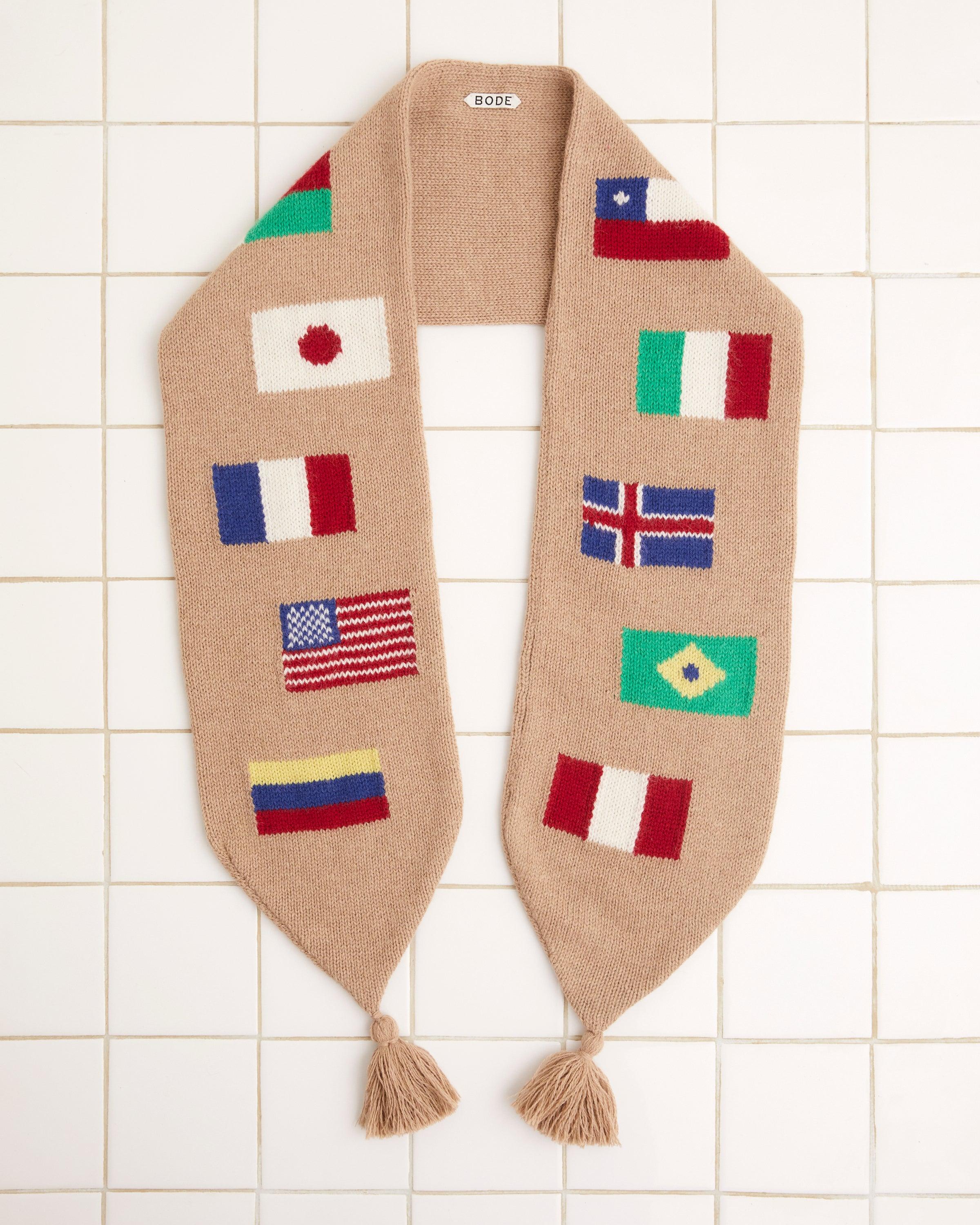 Round-the-World Scarf - Tan