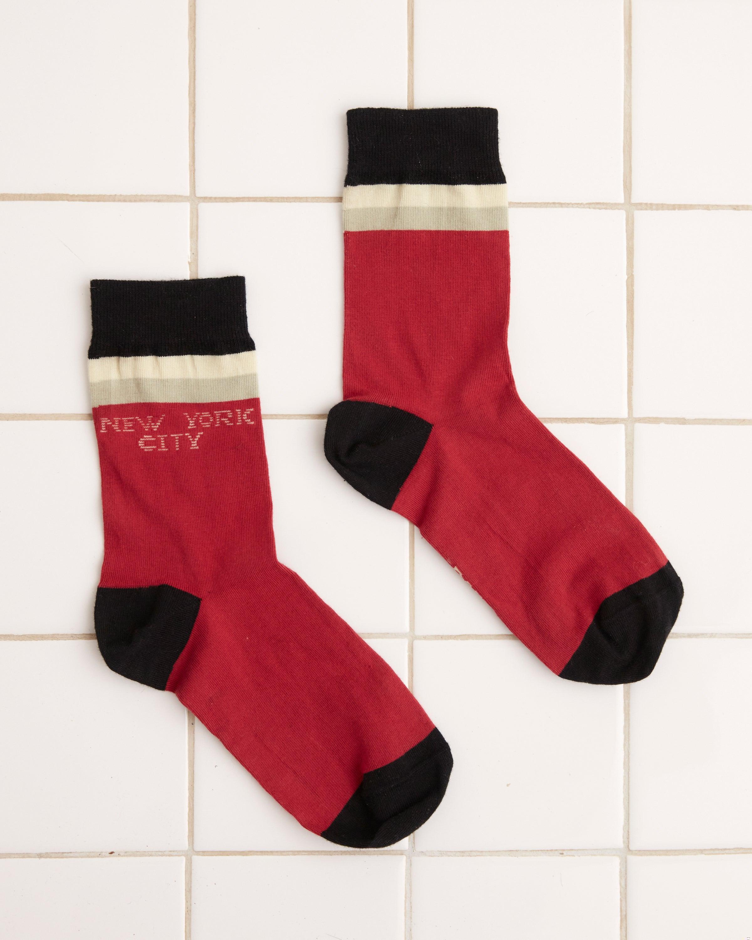 Fairground Socks - Red