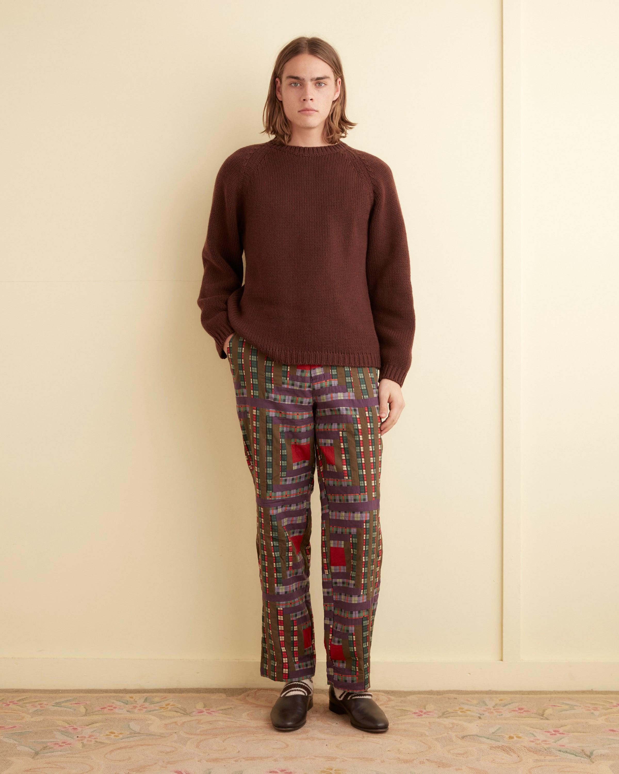 Plaid Log Cabin Trousers