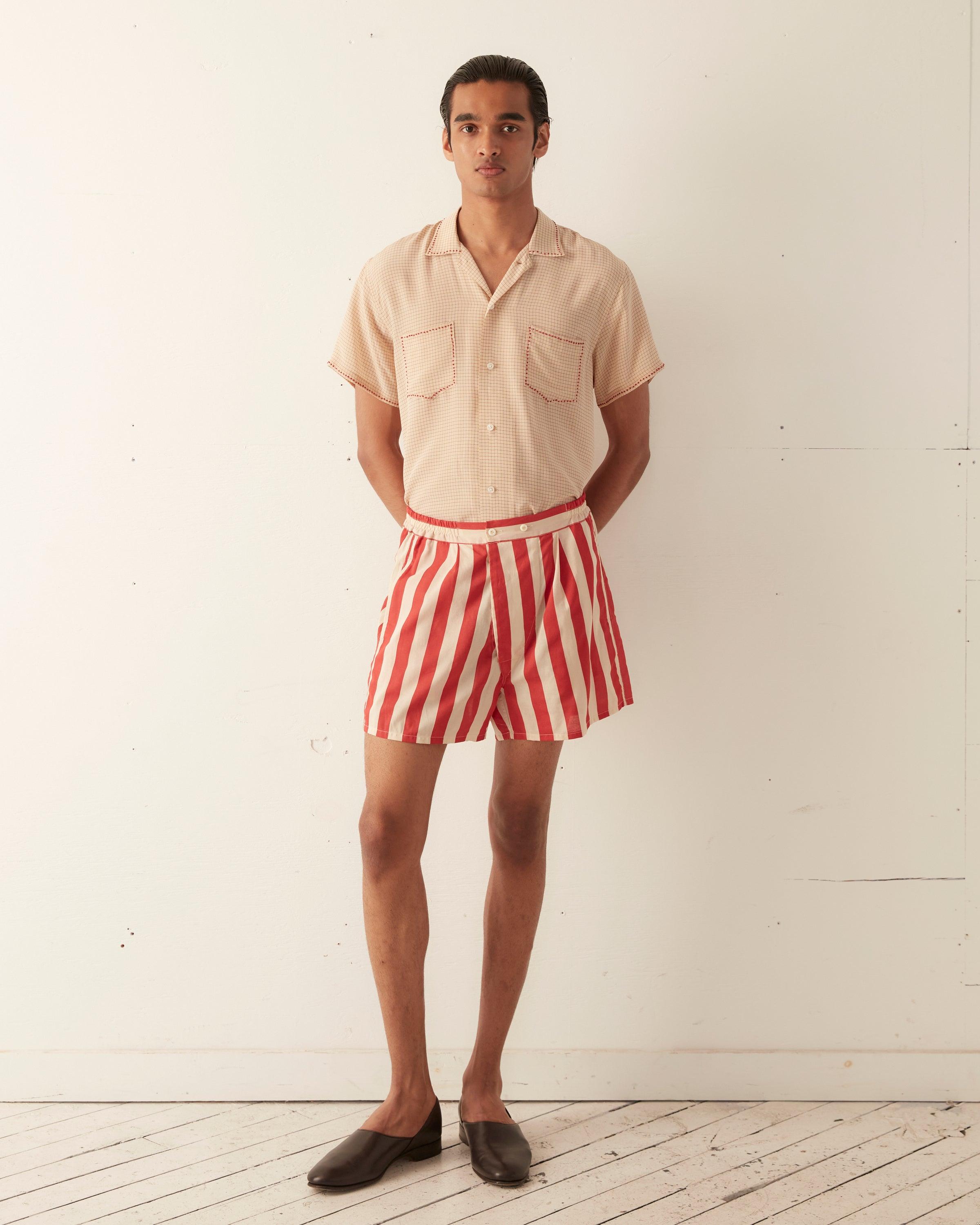 Valance Stripe Boxer Shorts