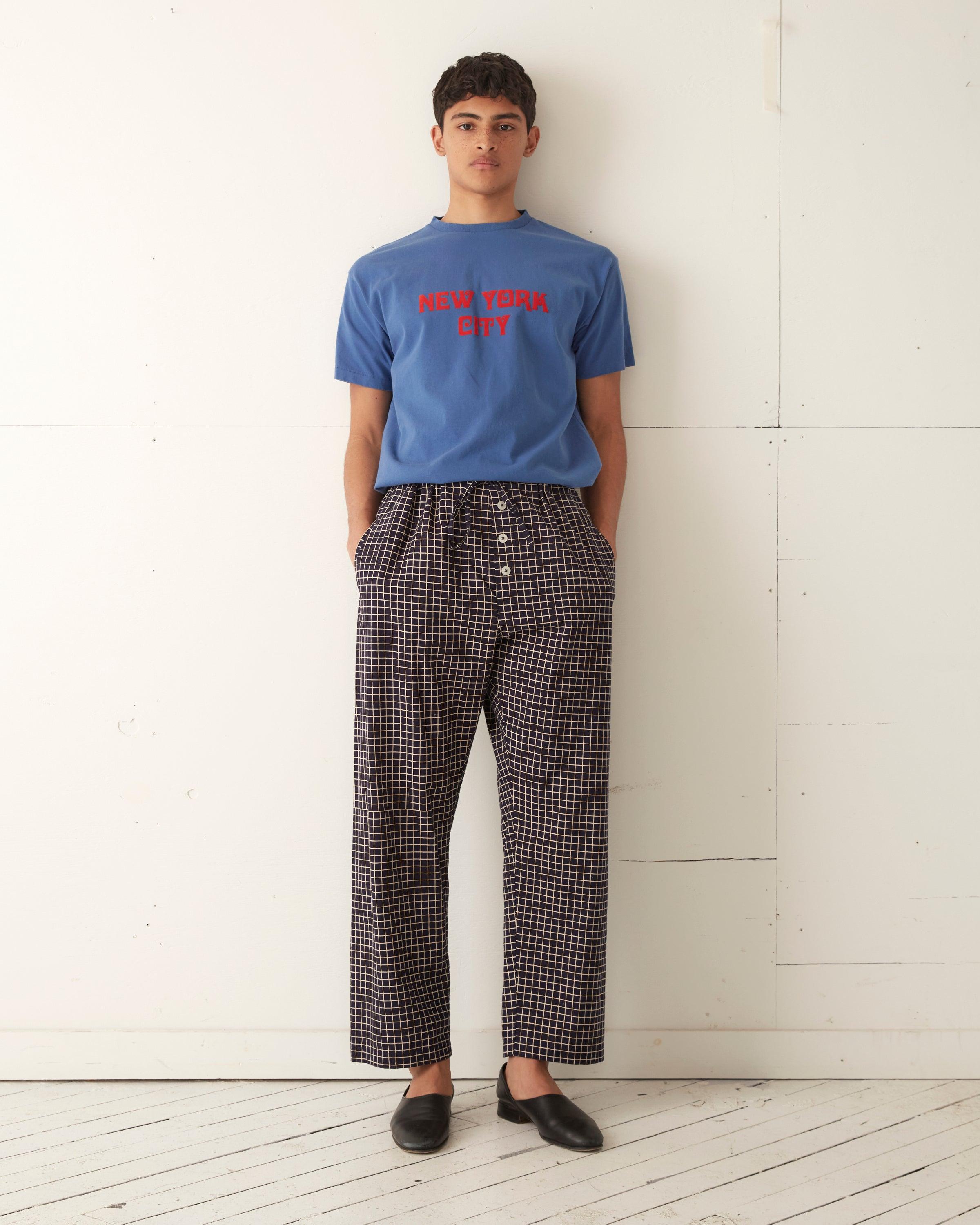 Midnight Grid Pajama Pant