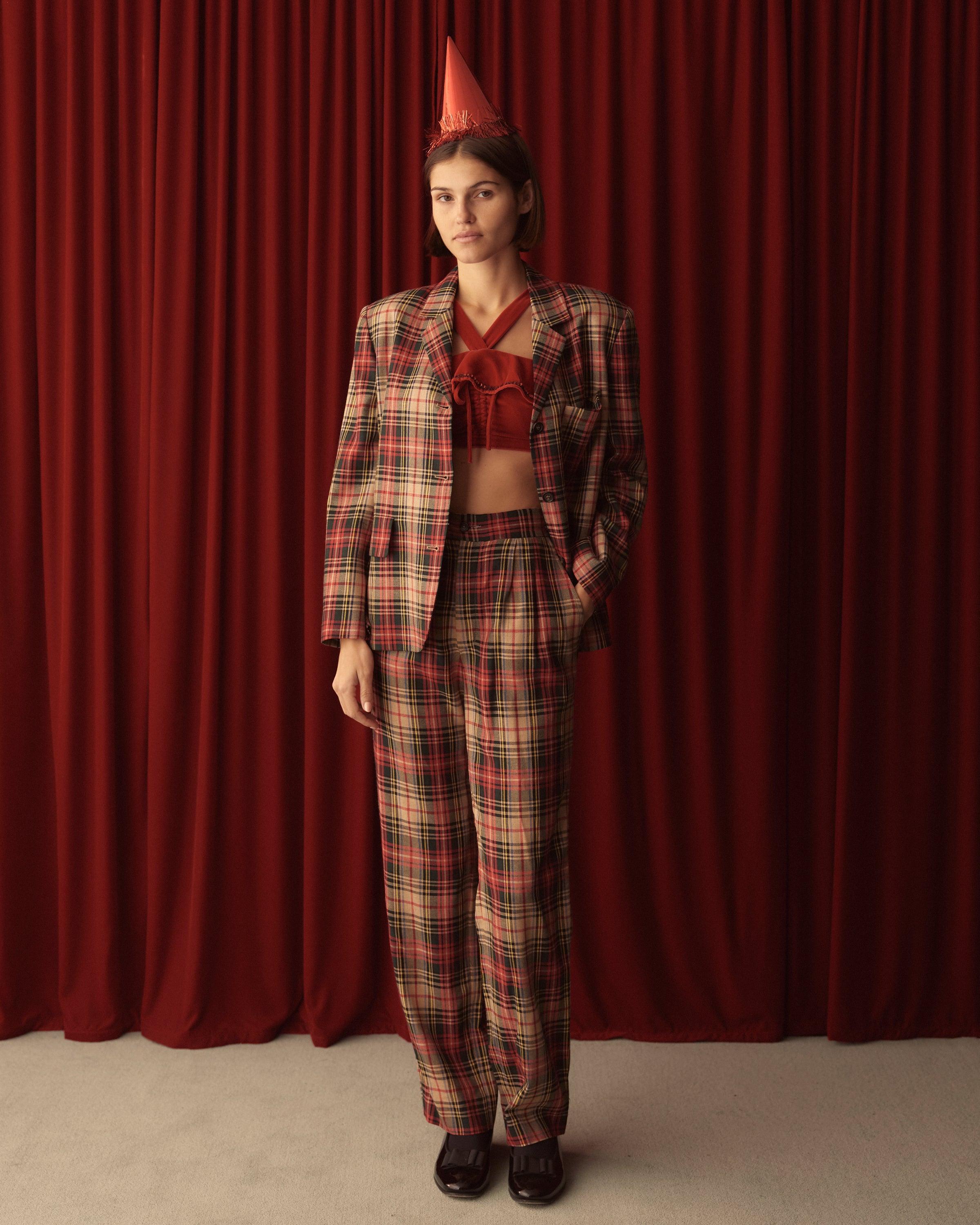 Truro Plaid Trousers