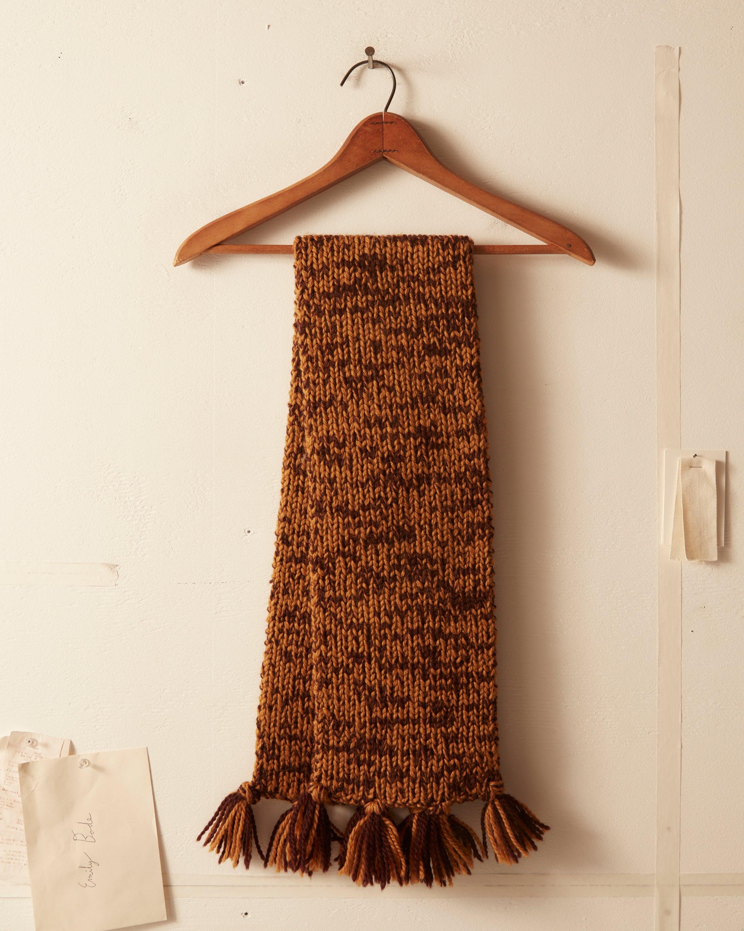 Gluckow Scarf - Brown Yellow