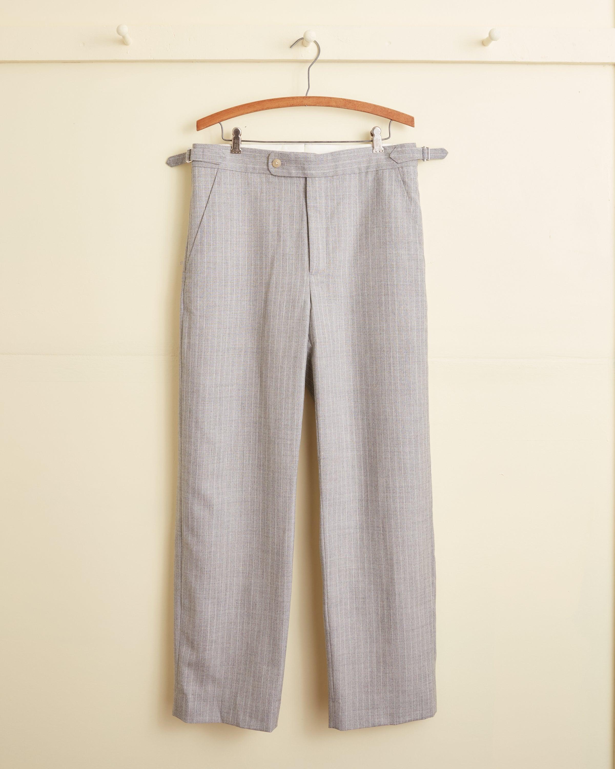 Argent Stripe Trousers - 31