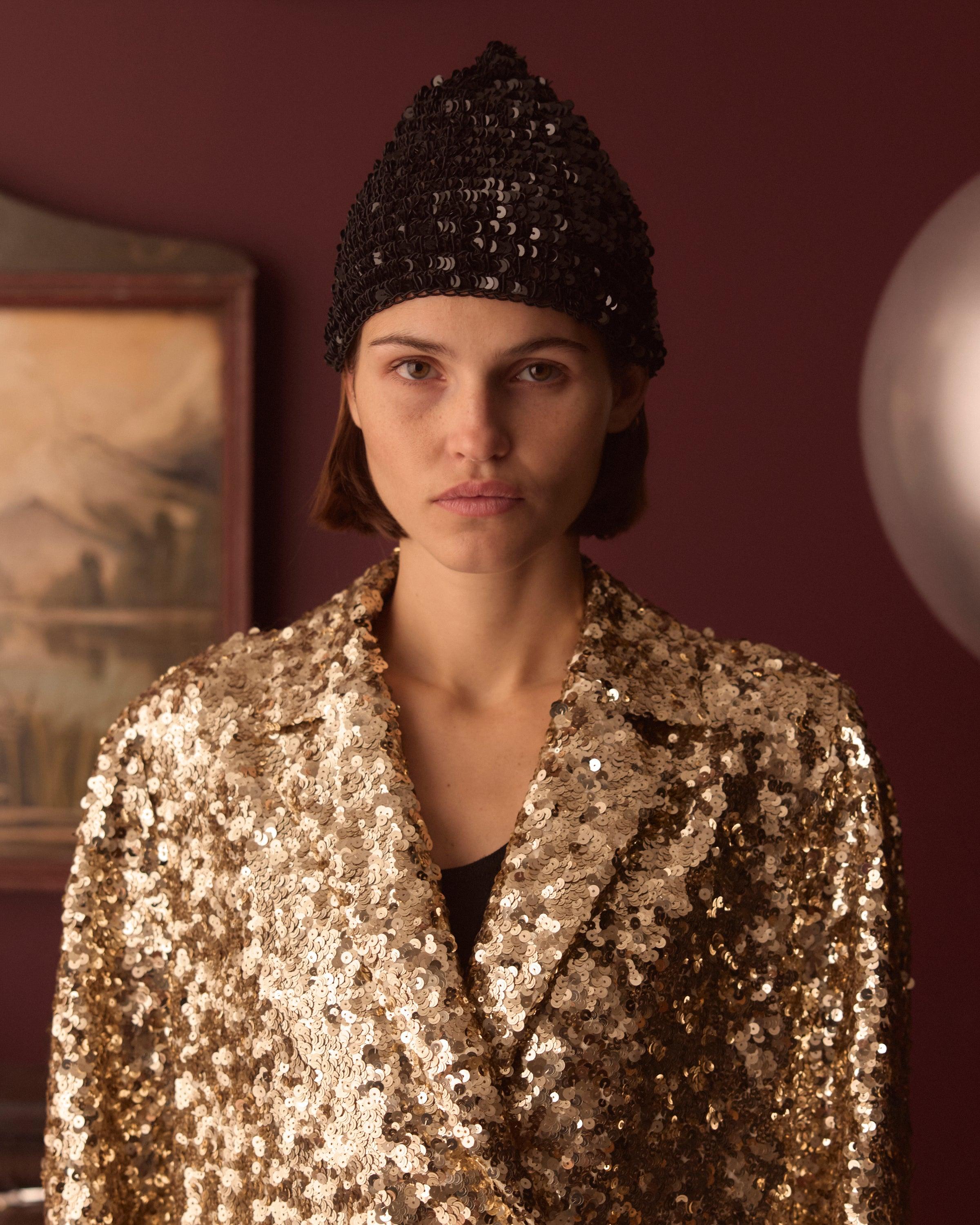 Sequined Cap