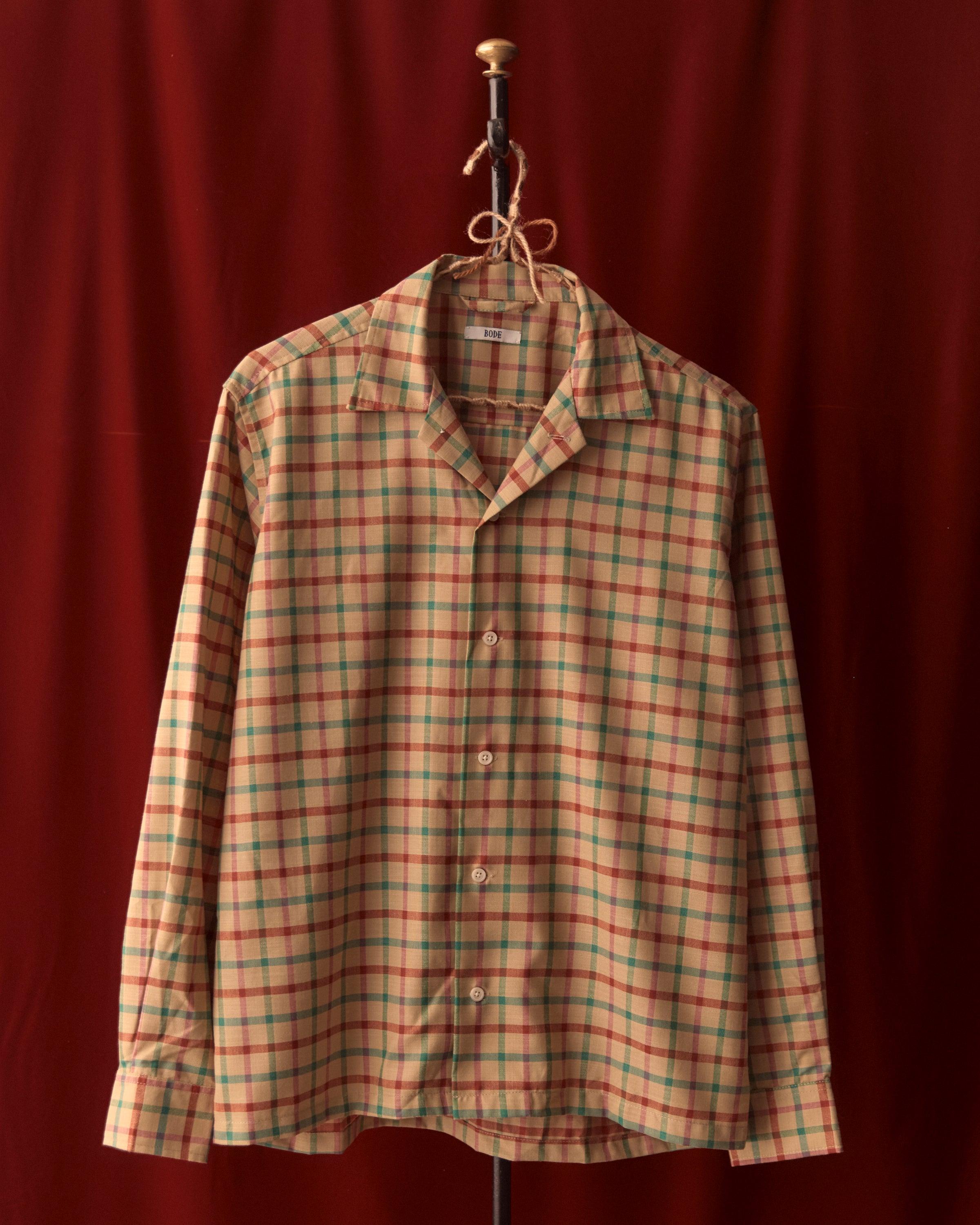 Beagle Check Long Sleeve Shirt - S/M