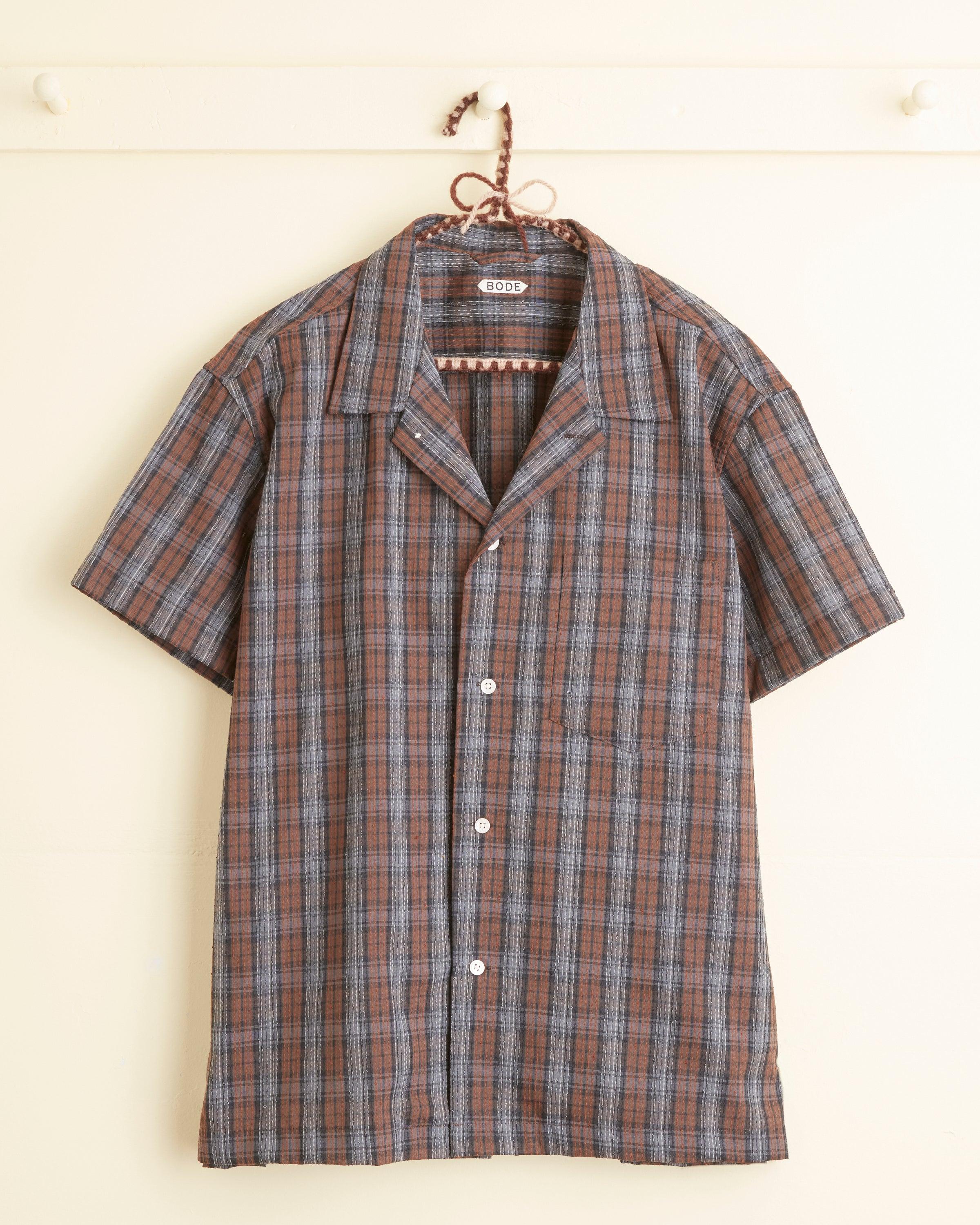 Bark Stripe Short Sleeve Shirt - XL