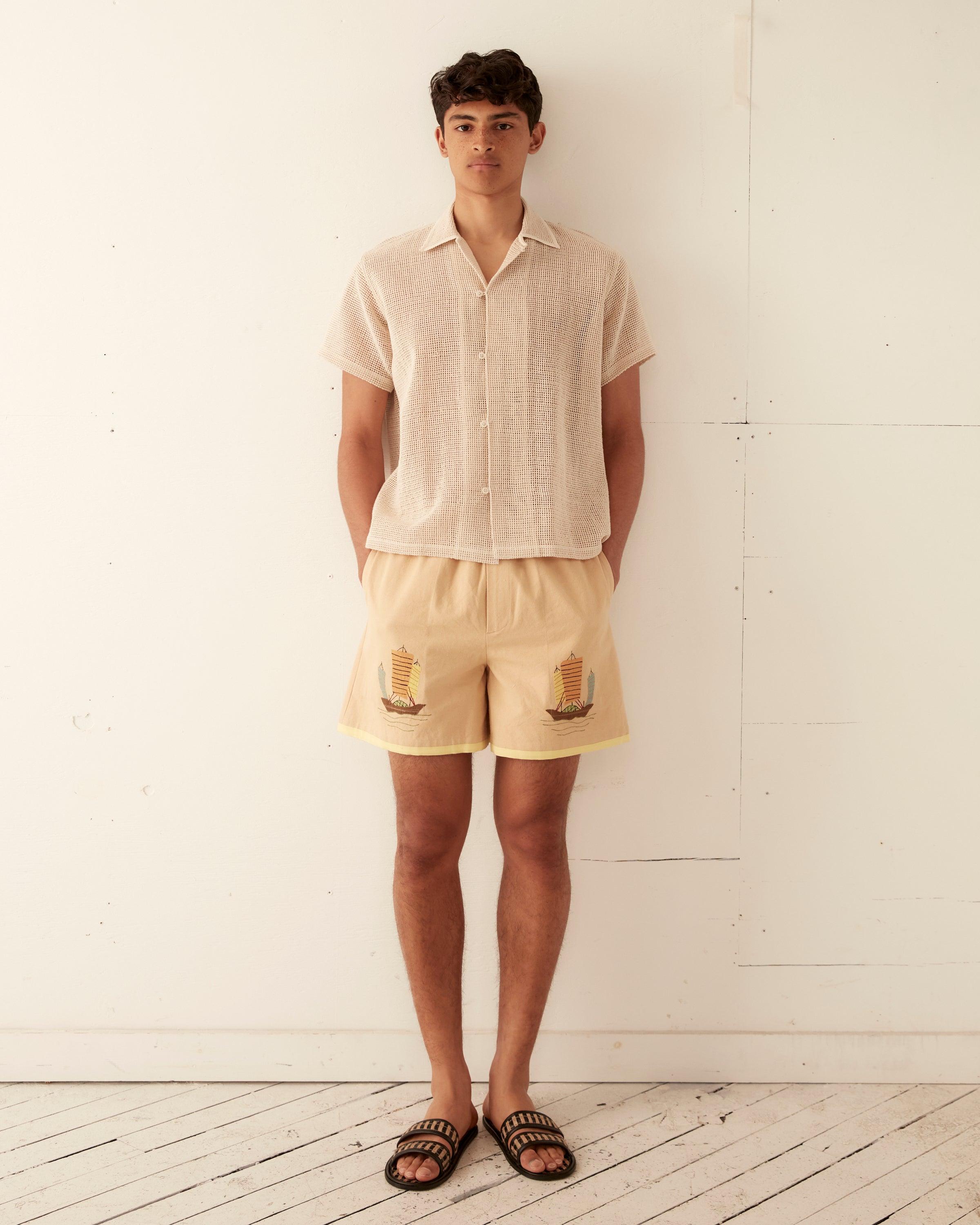 Ship Appliqué Shorts