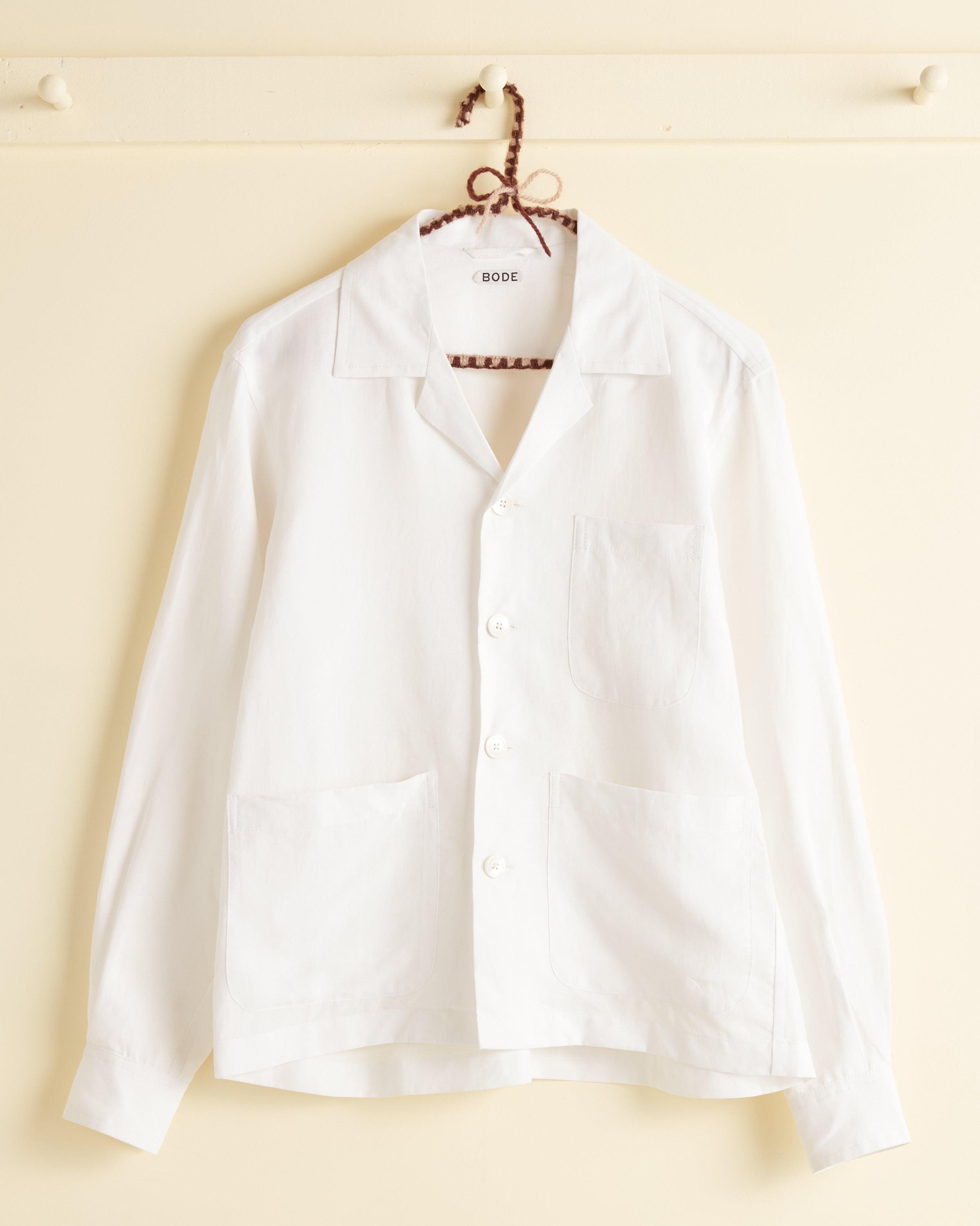 Ladder Linen Long Sleeve Shirt