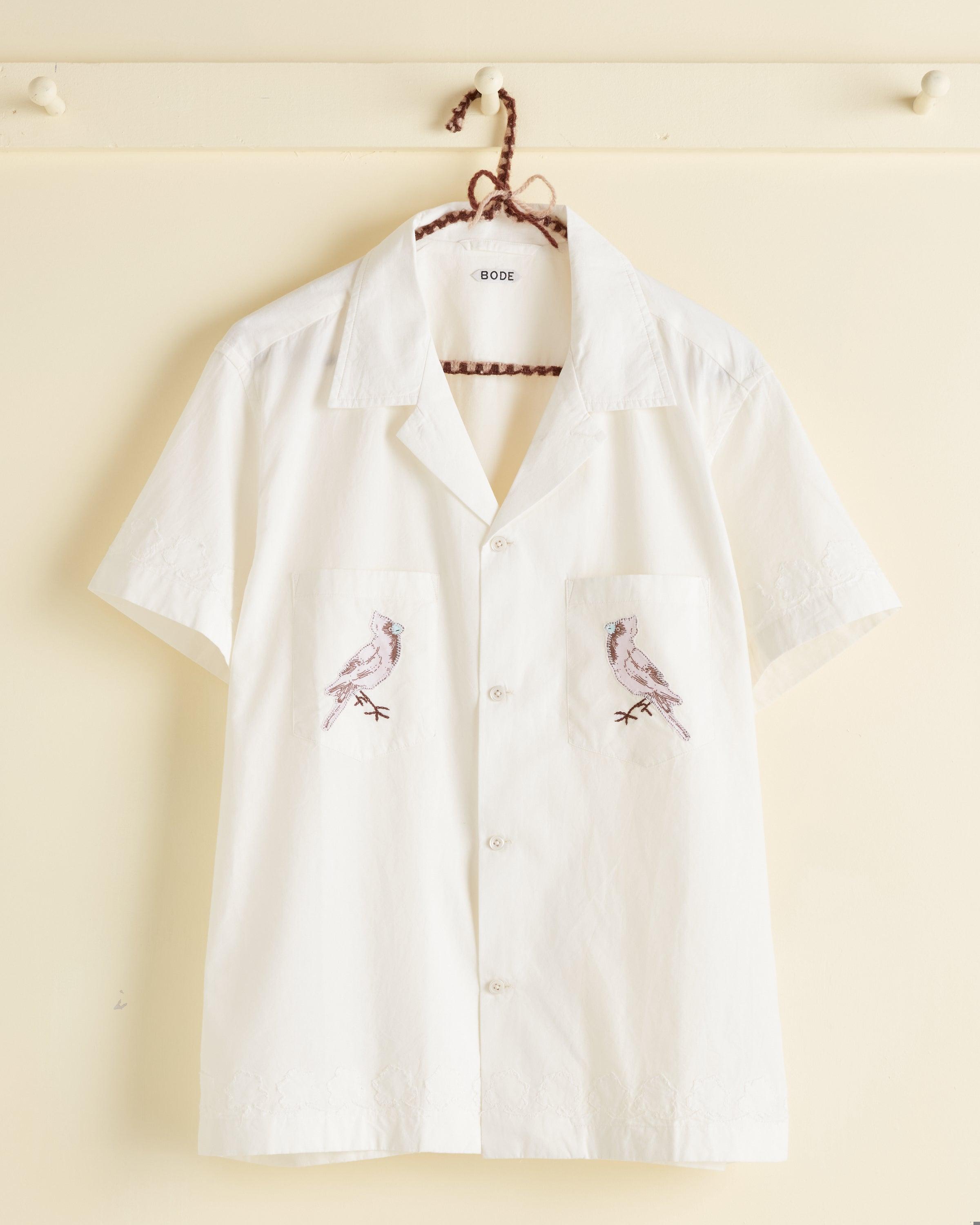 Cardinal Appliqué Short Sleeve Shirt