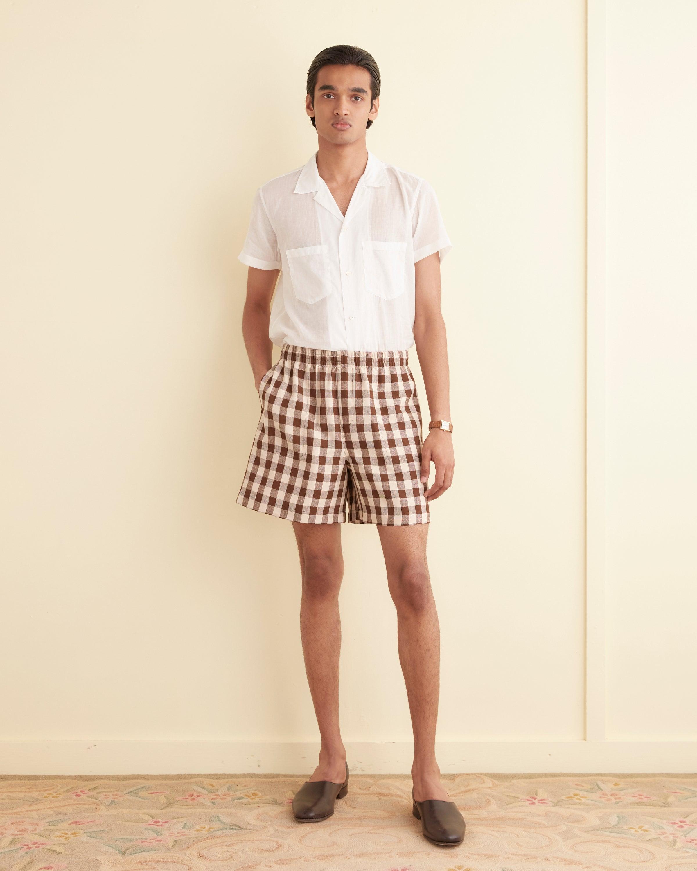 Gilbert Check Shorts