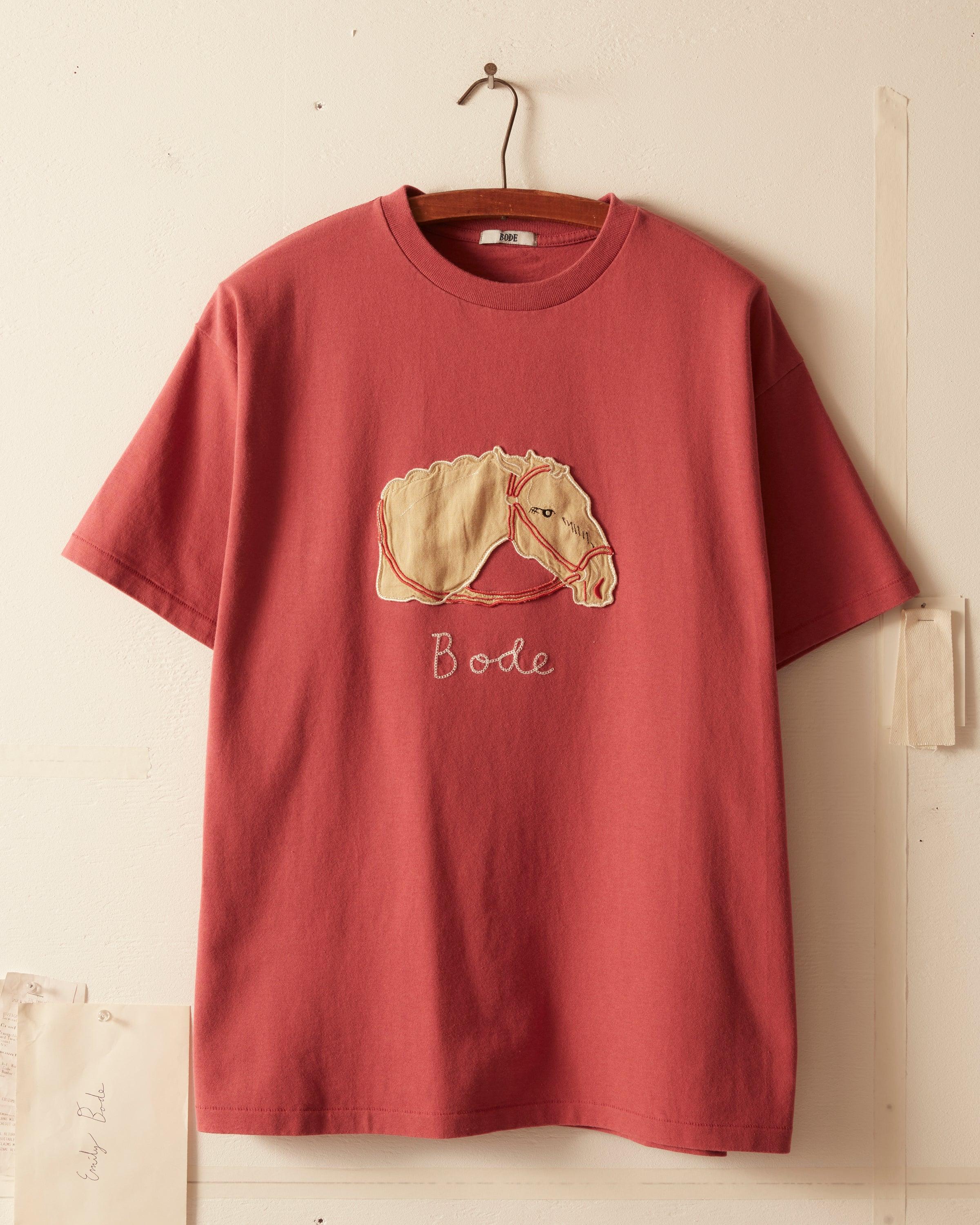 Pony Appliqué Tee - Pink