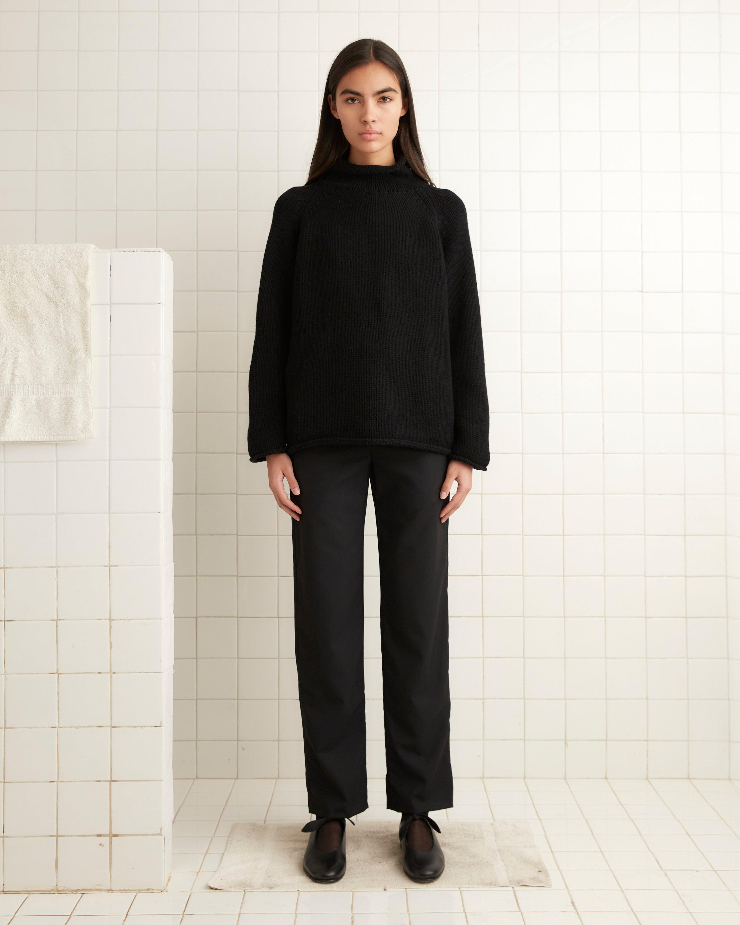 Cashmere Rollneck - Black