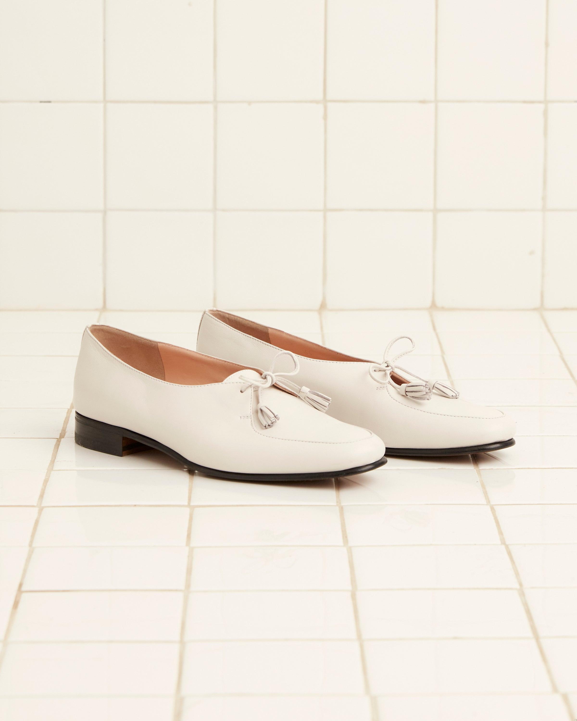 Tassel Shoes - White