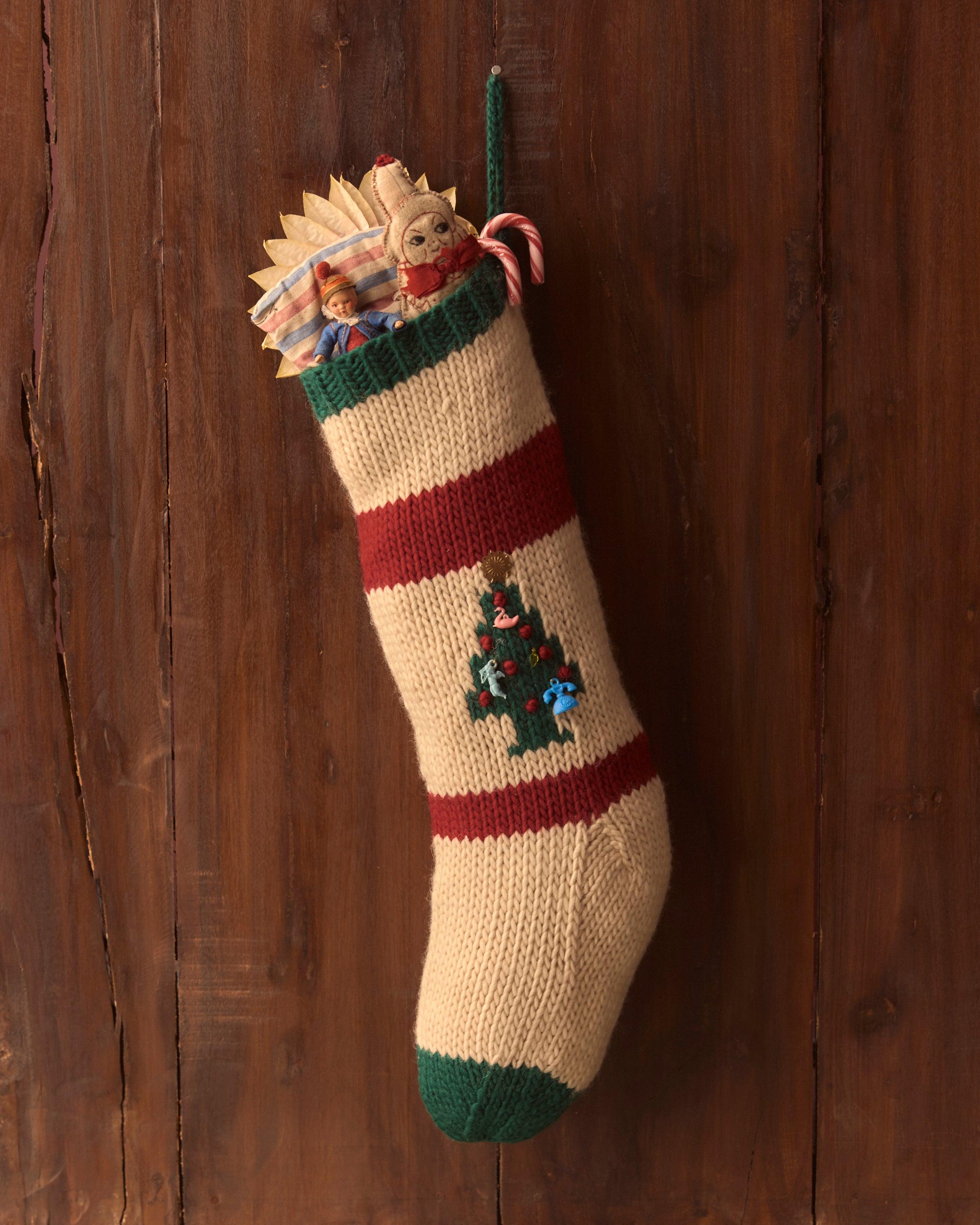 Knit Holiday Stocking