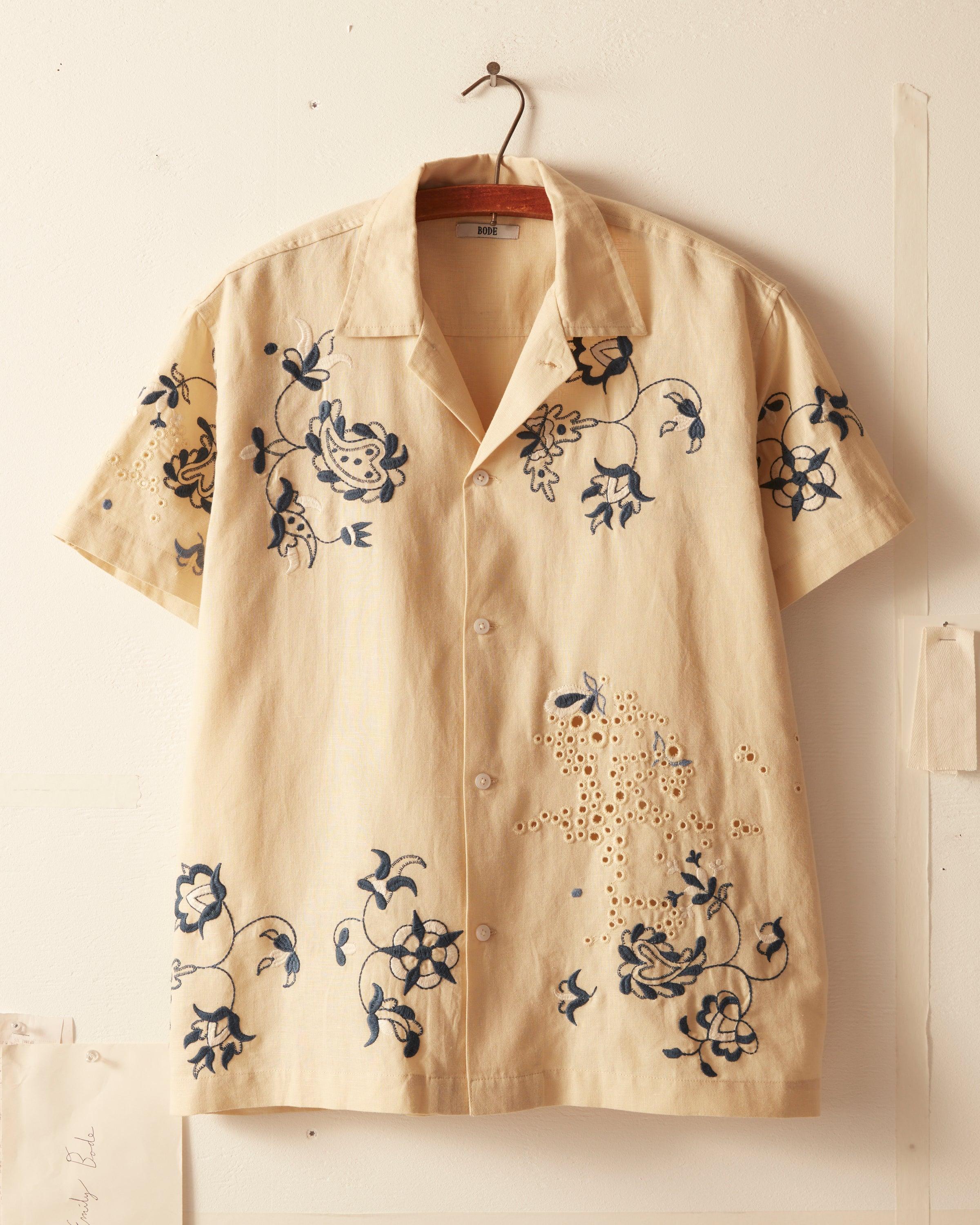 Mended Floral Short Sleeve Shirt