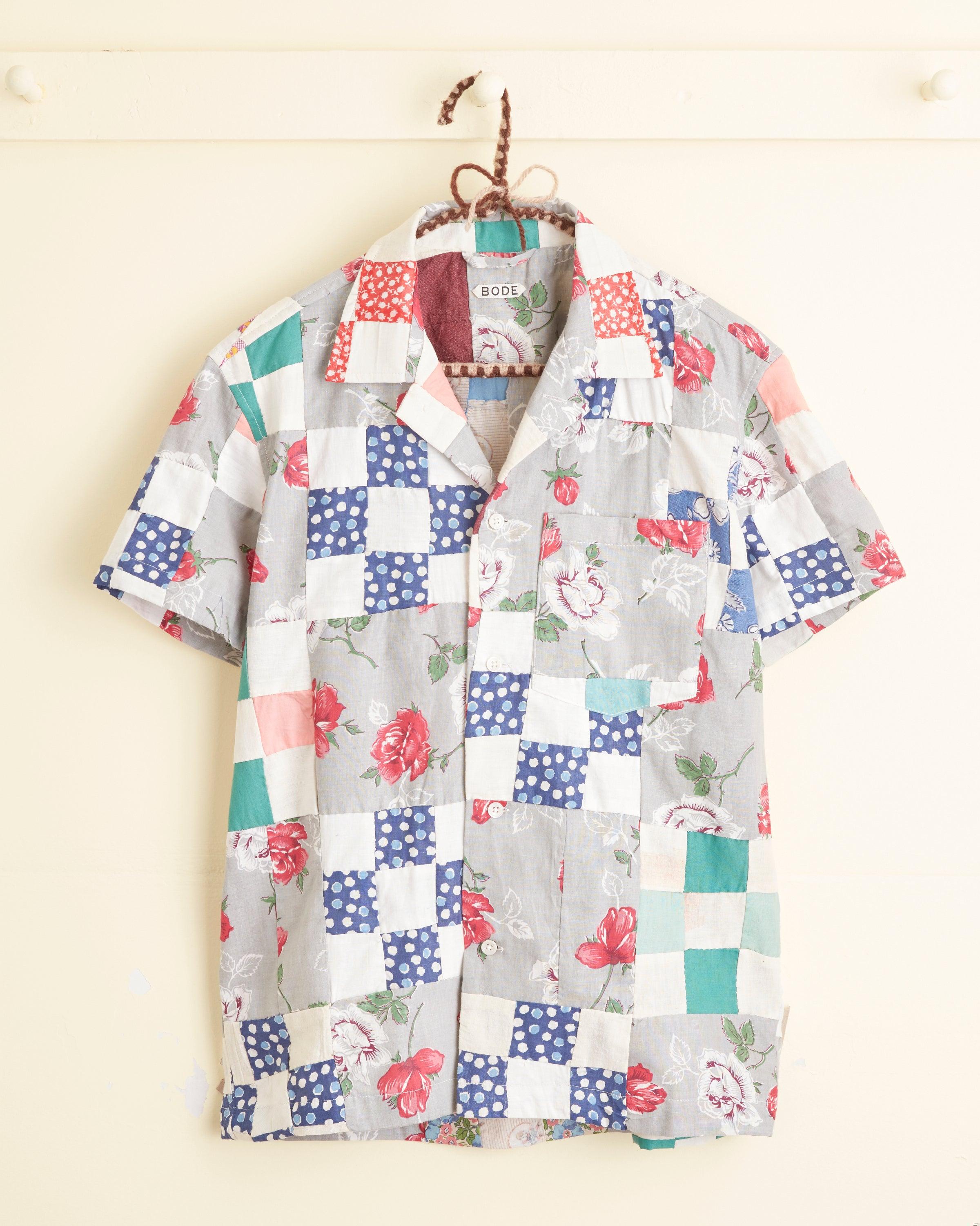 Rose Checkerboard Short Sleeve Shirt