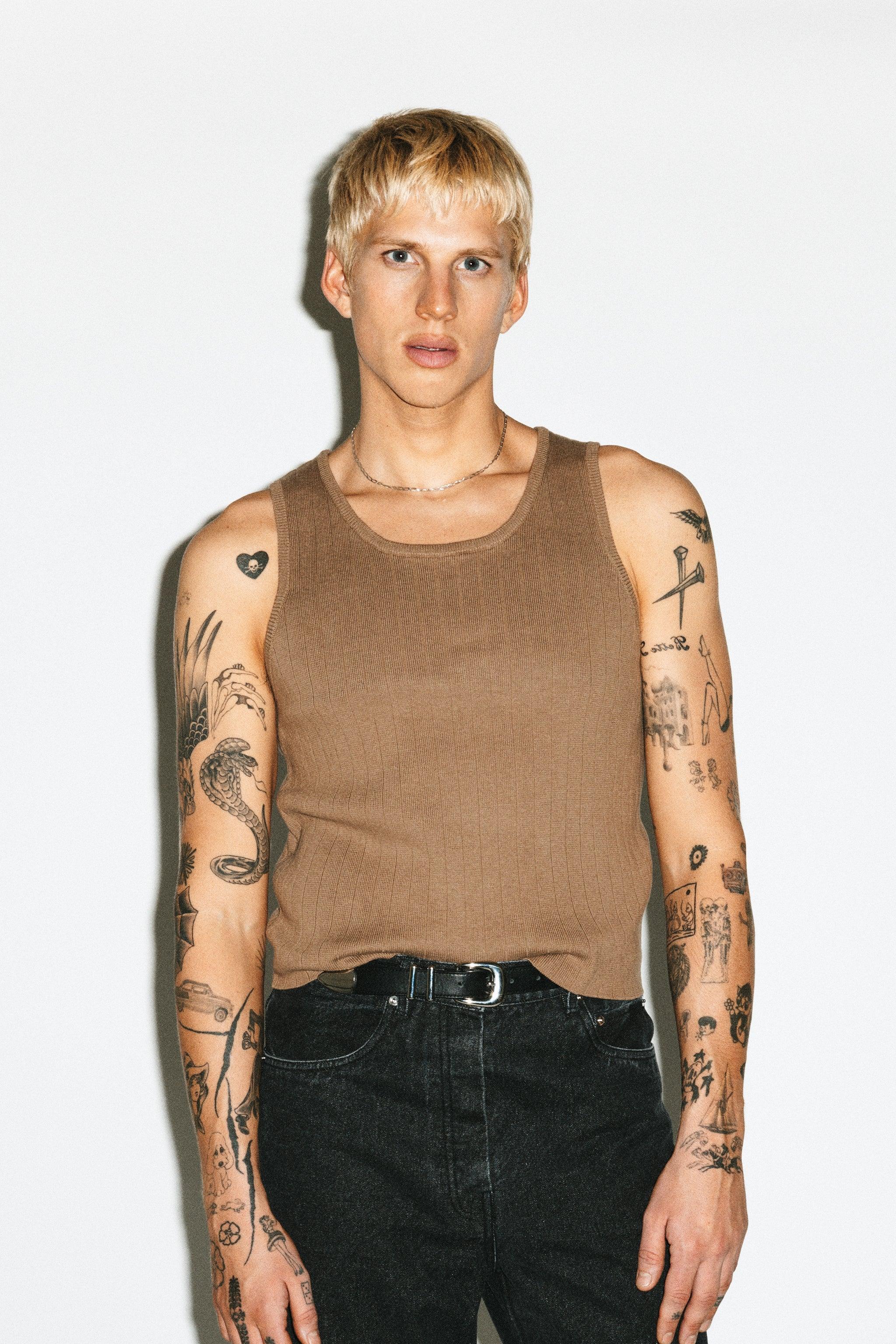 Virgil Cropped Tank | Sierra