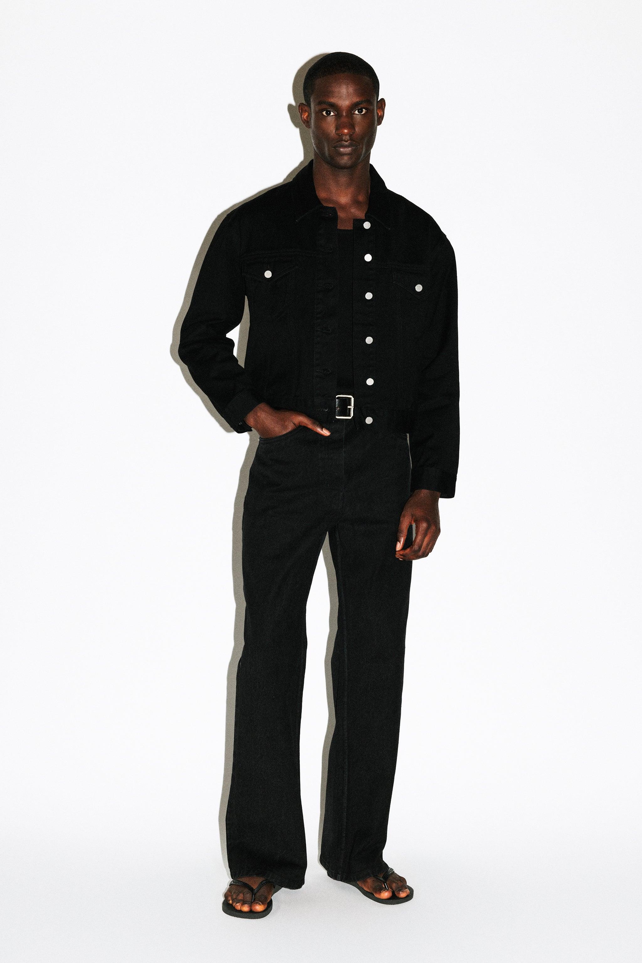 Hollyridge Relaxed Bootcut Jeans  |  Black