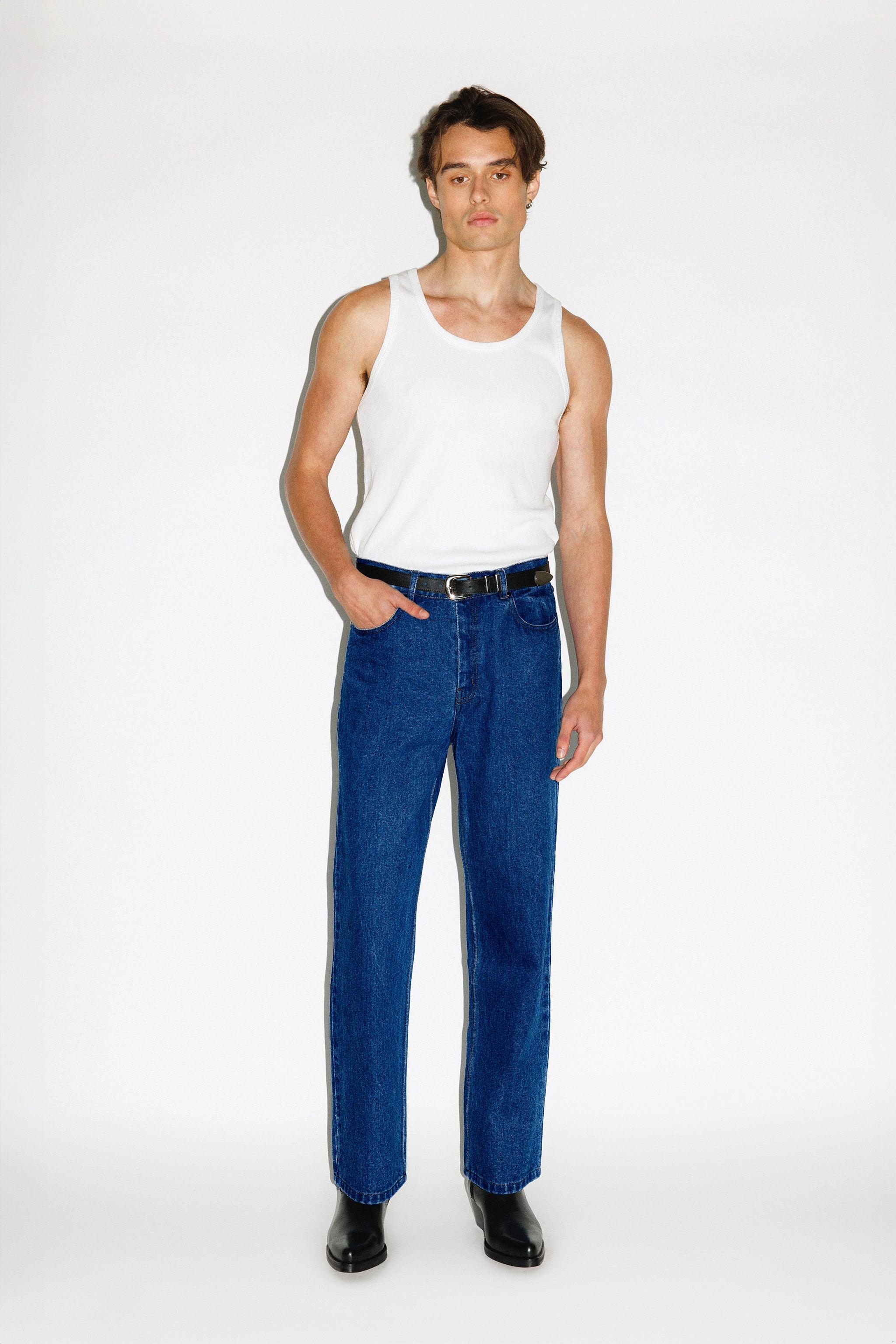 Rodeo Classic Straight-Leg Jeans  |  Western Blue