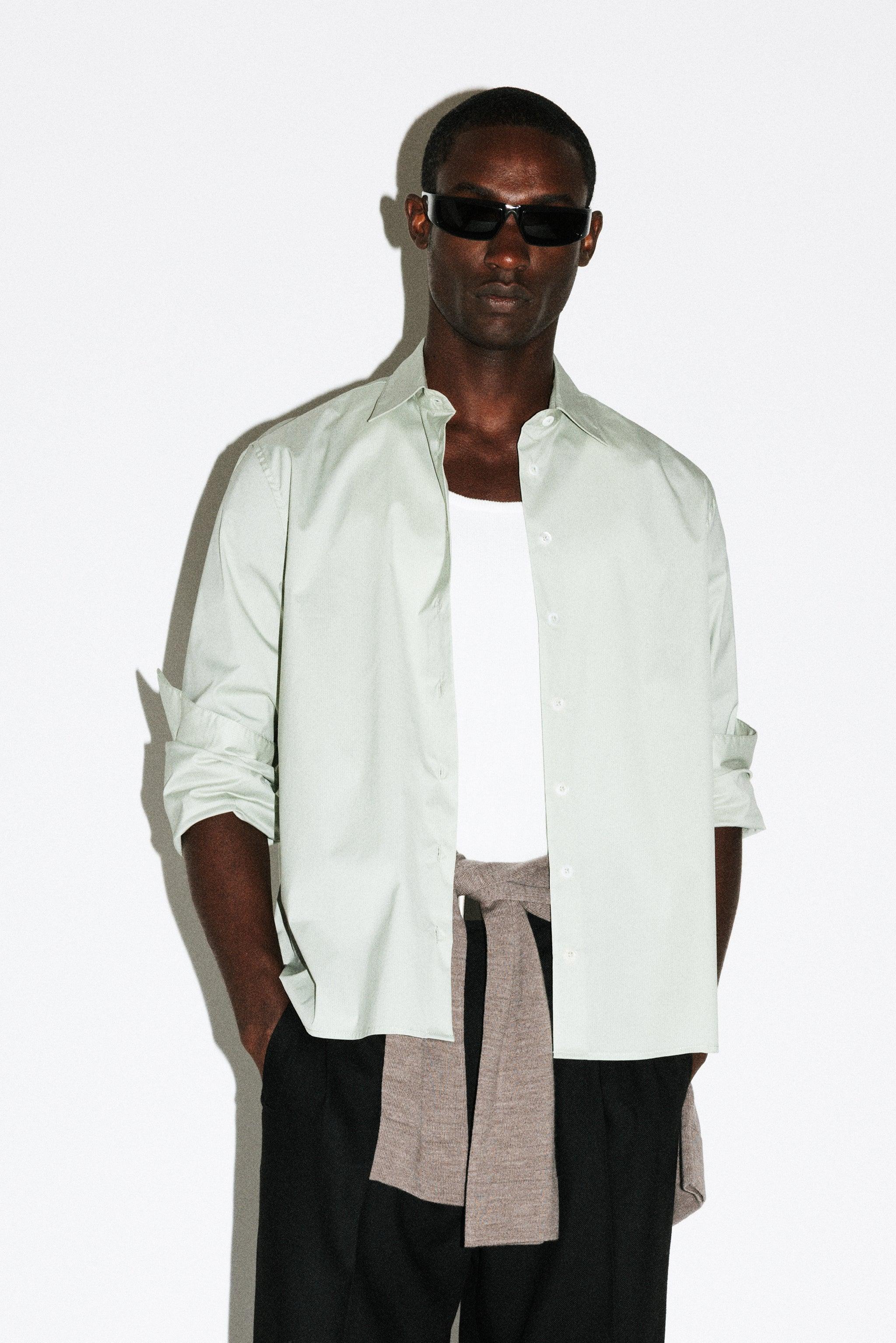 Rexford Classic Button Up Shirt  |  Sage