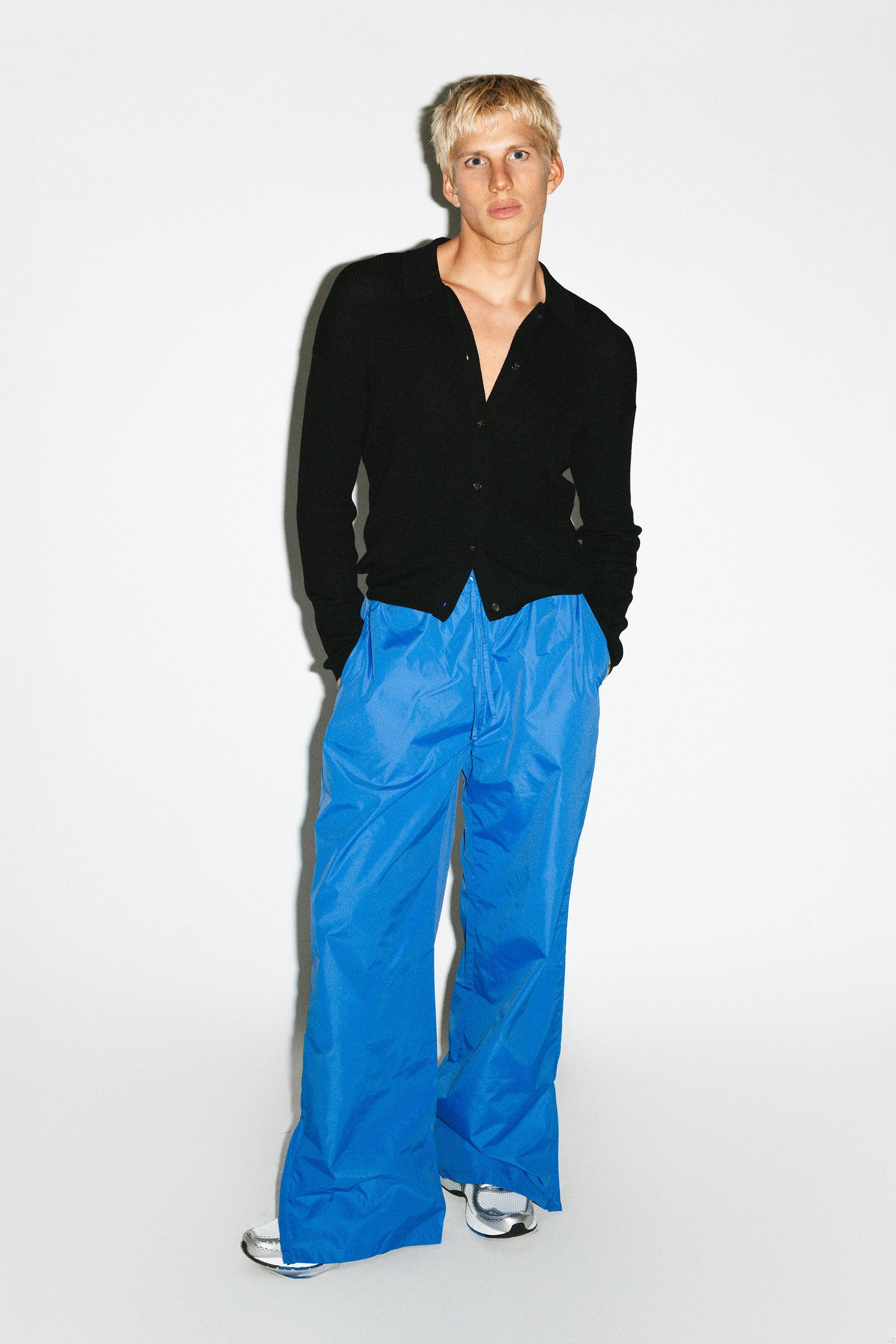 Cienega Wide-Leg Track Pants  |  Cobalt Blue