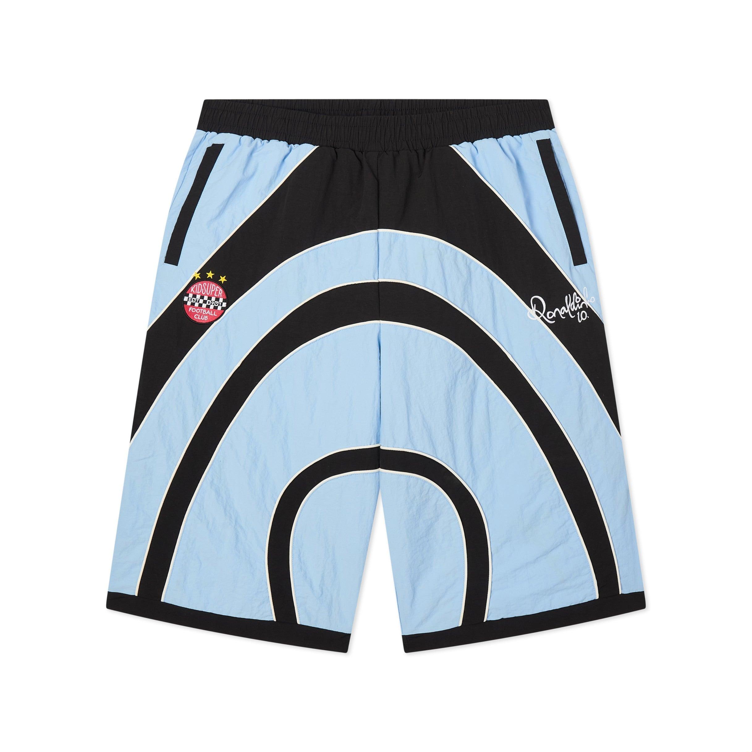 Ronaldinho x KidSuper Long Shorts [Blue / White / Black]