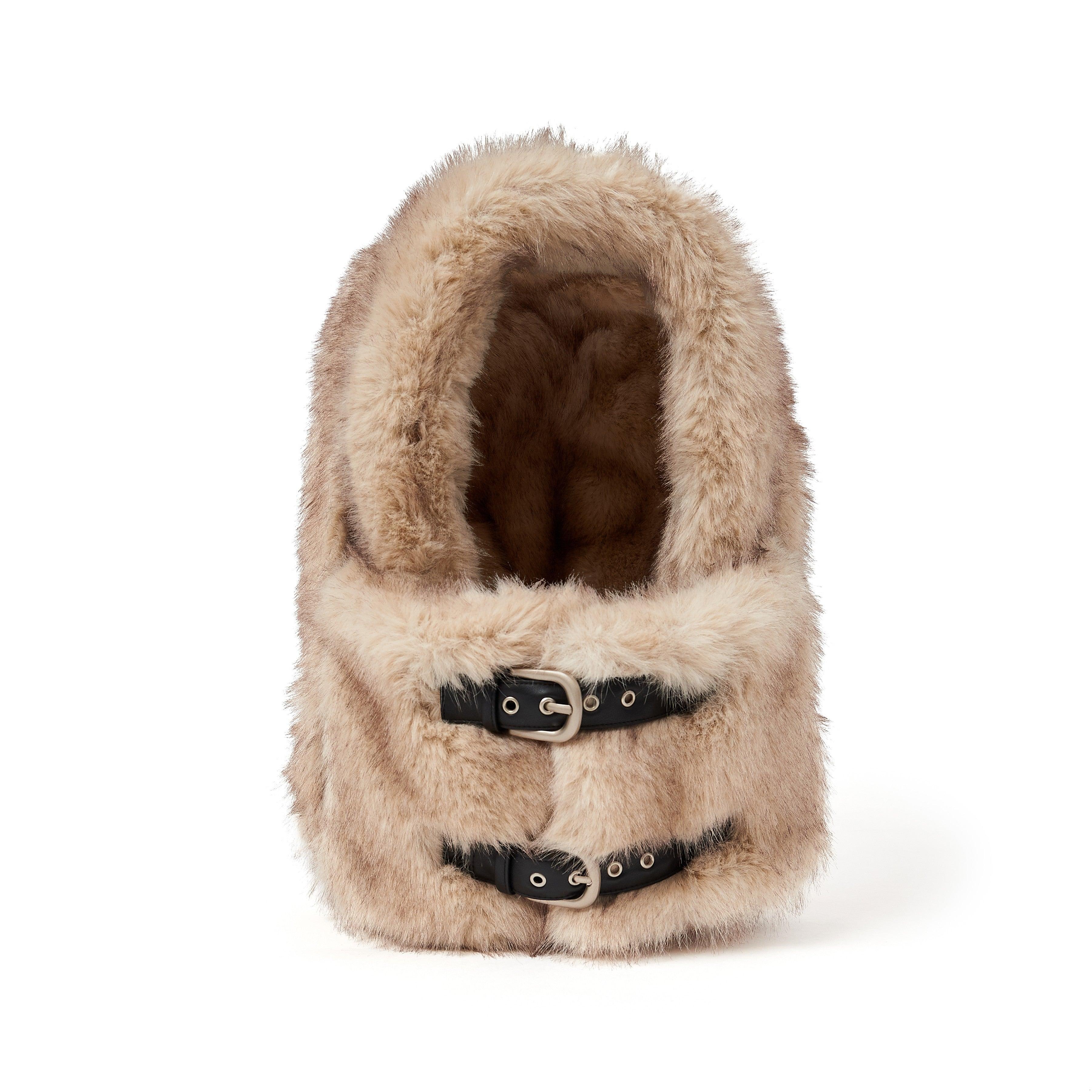 Faux Fur Hat [Light Brown]