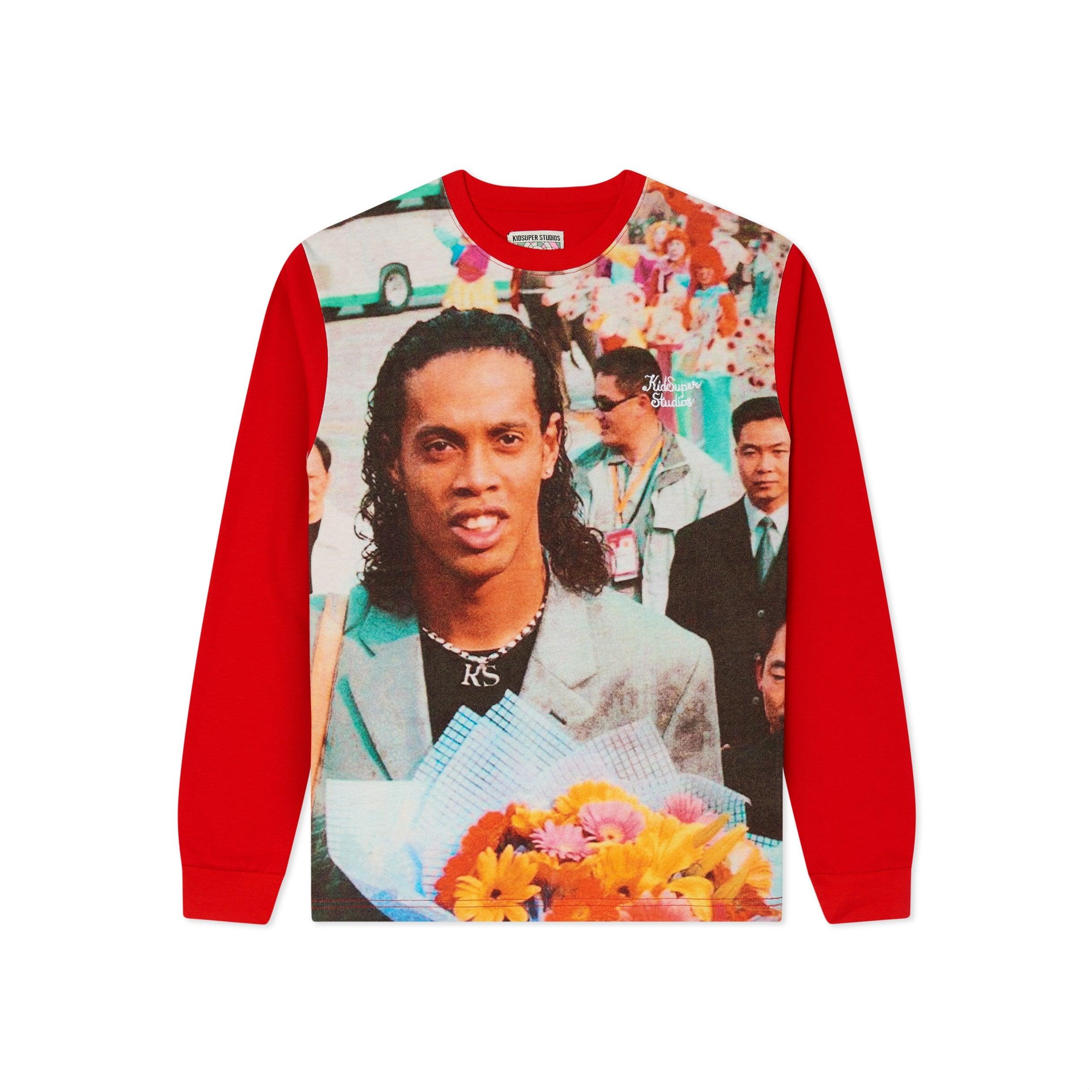 Ronaldinho x KidSuper Printed LS [Red]