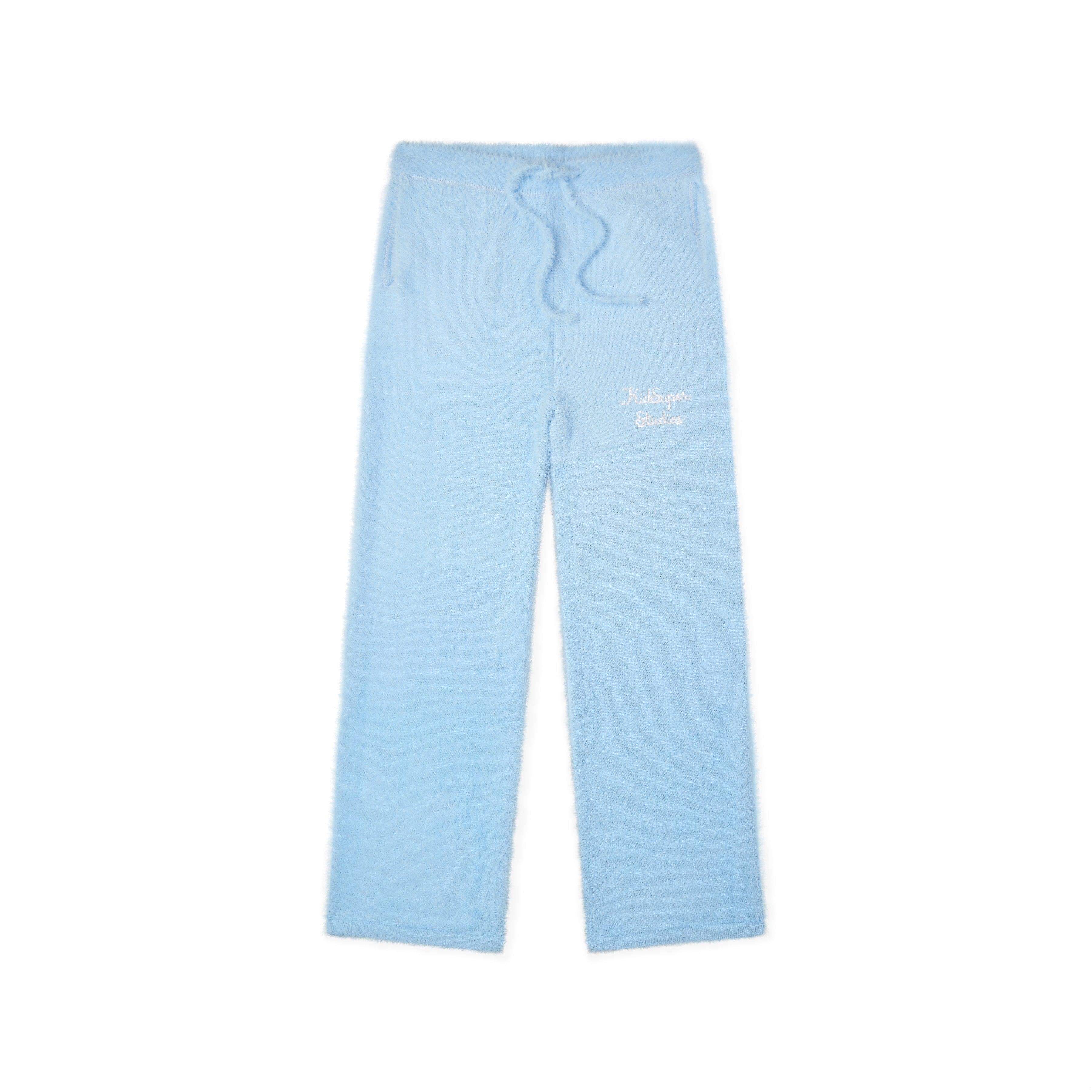 Fuzzy Lounge Pant [Baby Blue]