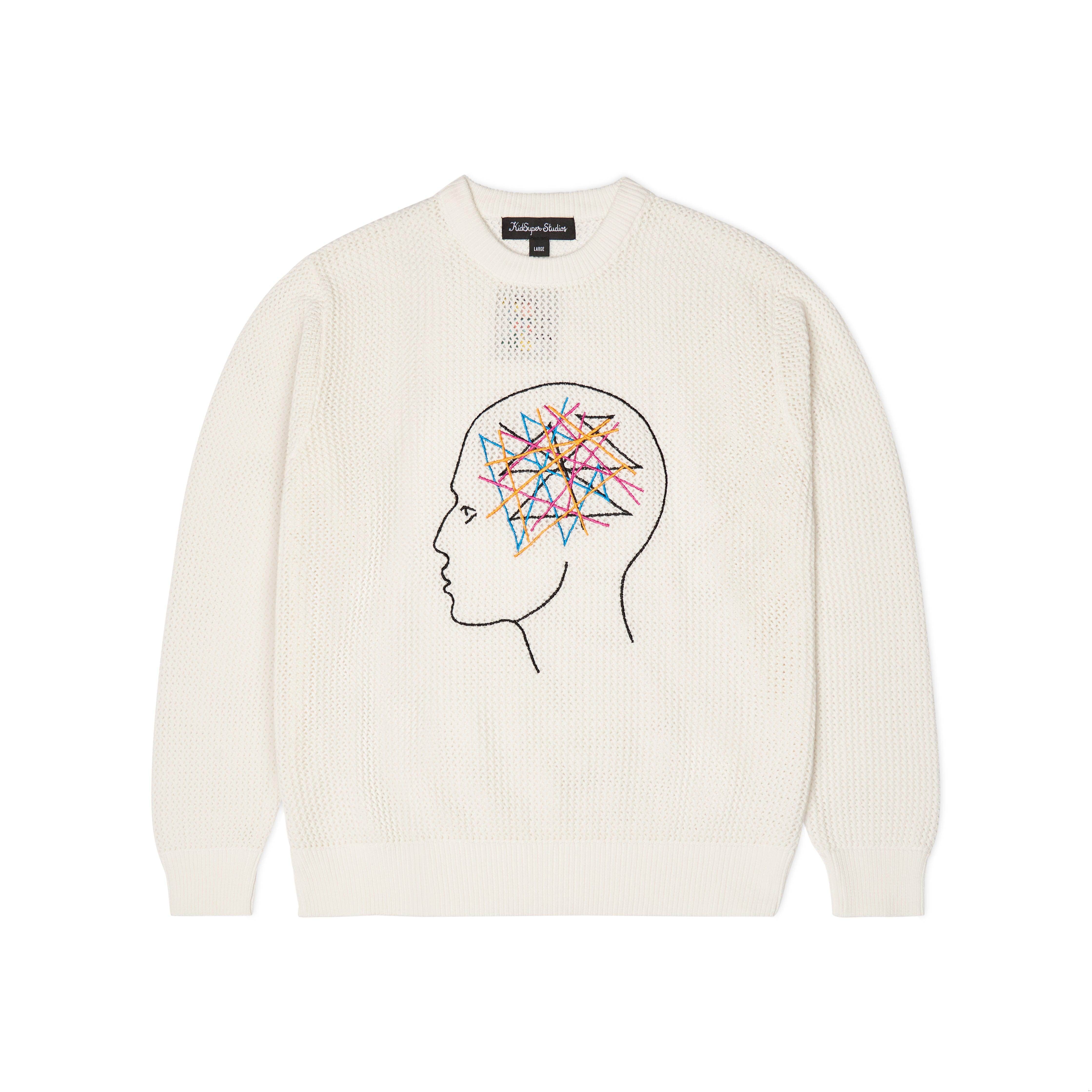 Thoughts in my Head Loose Gauge Sweater [Bone]