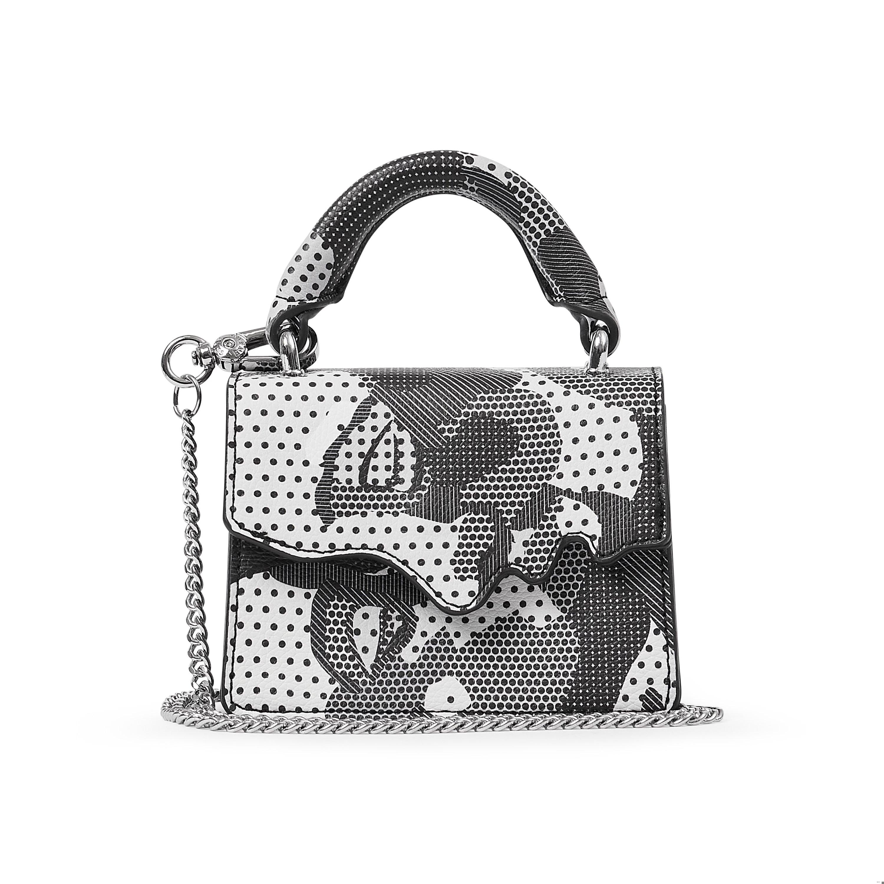 Mini Kissing Bag [Black /White]