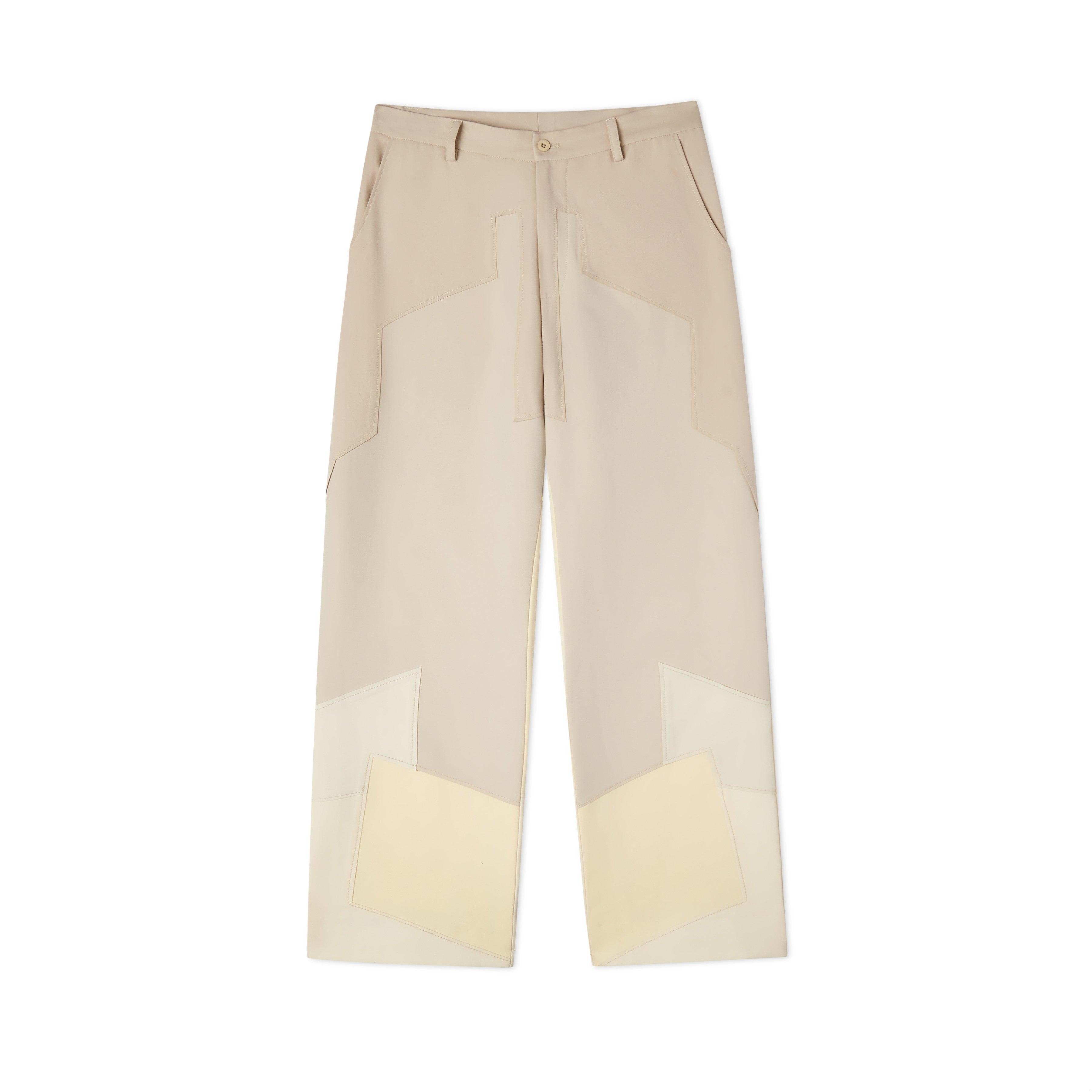 Patchwork Gradient Suit Bottom [Cream]