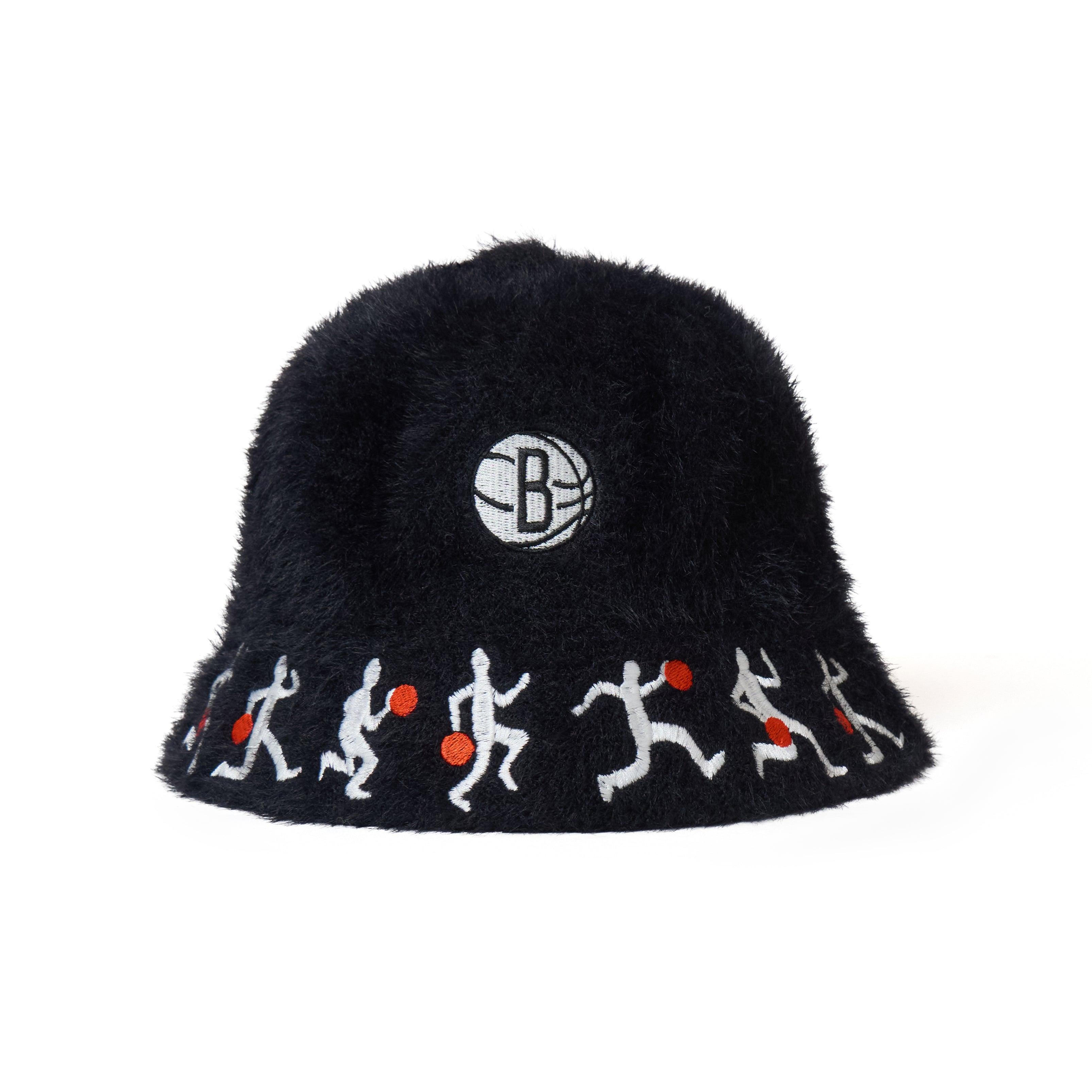 Brooklyn Fuzzy Bucket Hat [Black]