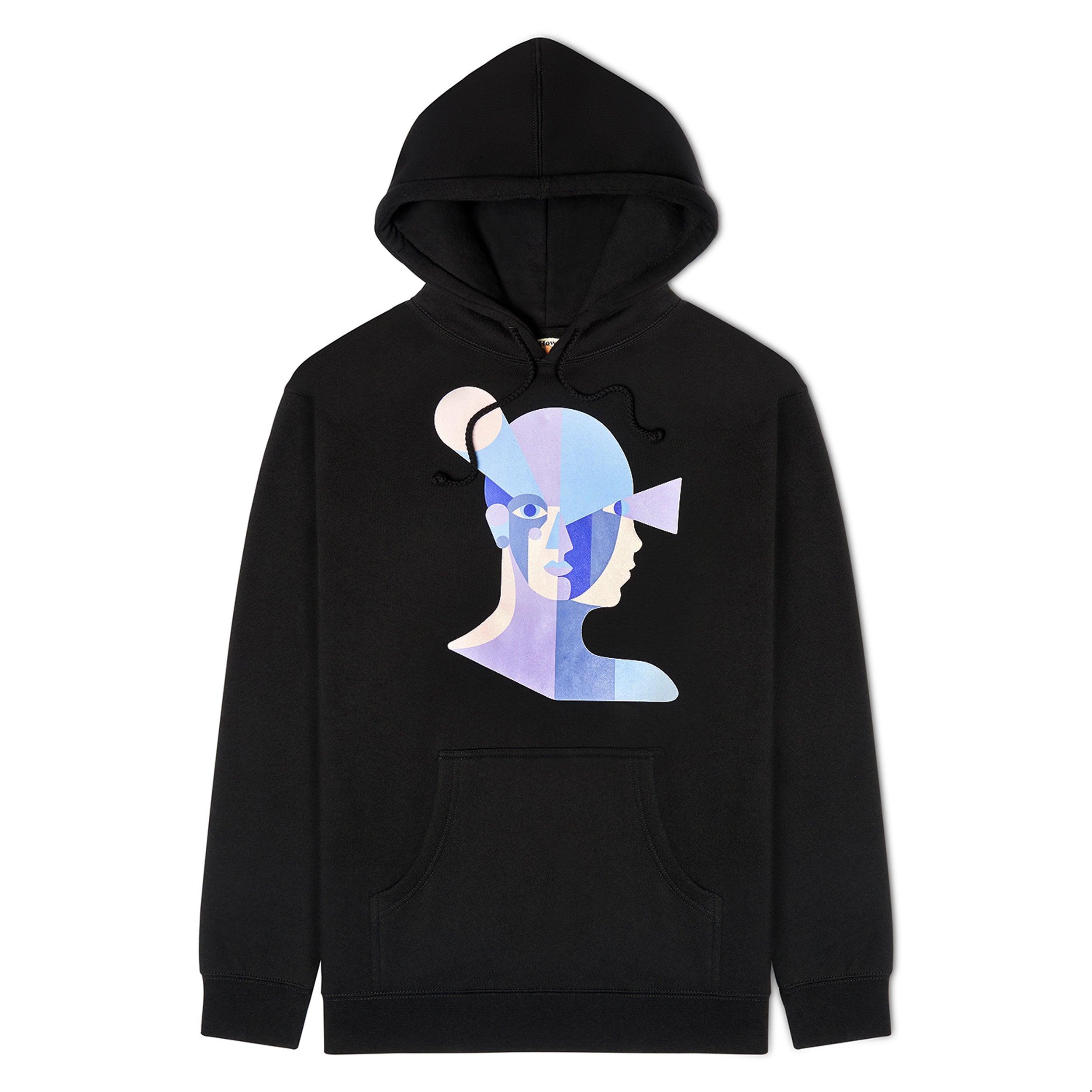 Bauhaus Face Hoodie [Black]