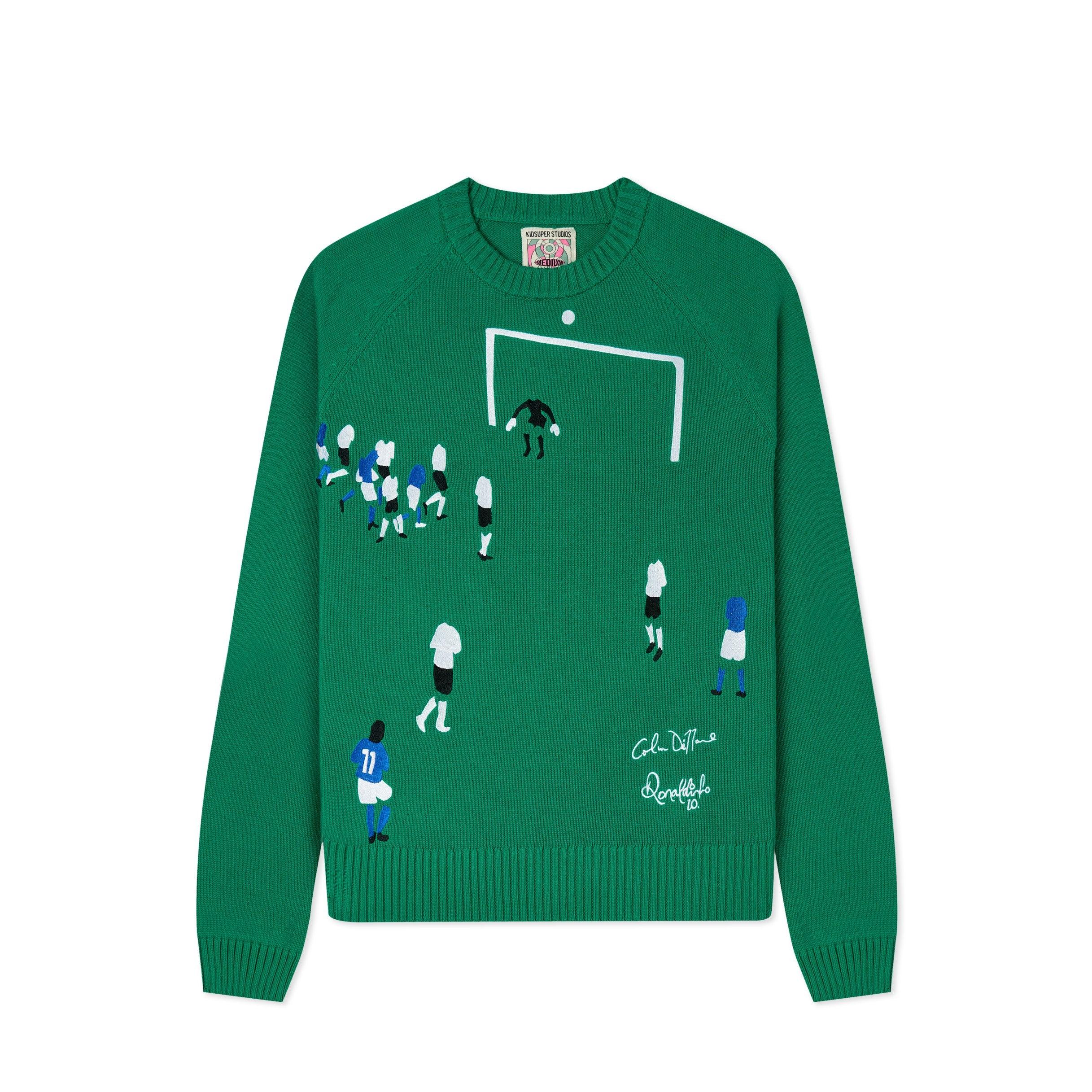 Ronaldinho x KidSuper Goal! Sweater [Green]