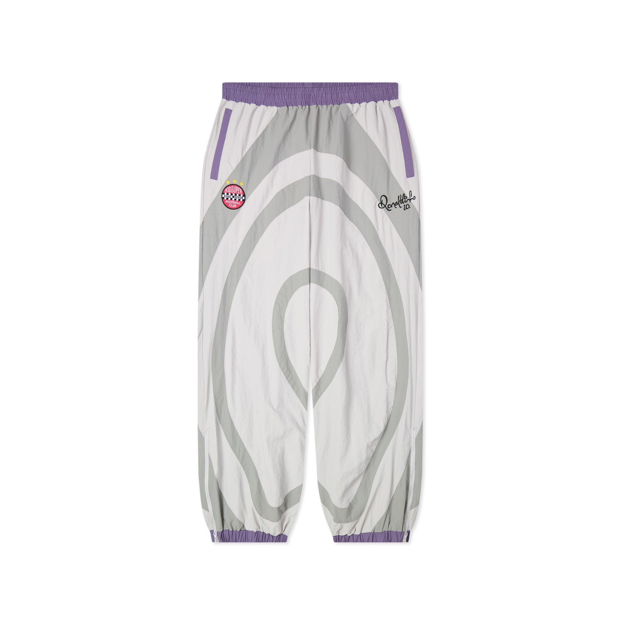 Ronaldinho x KidSuper Windbreaker Pants [Gray]