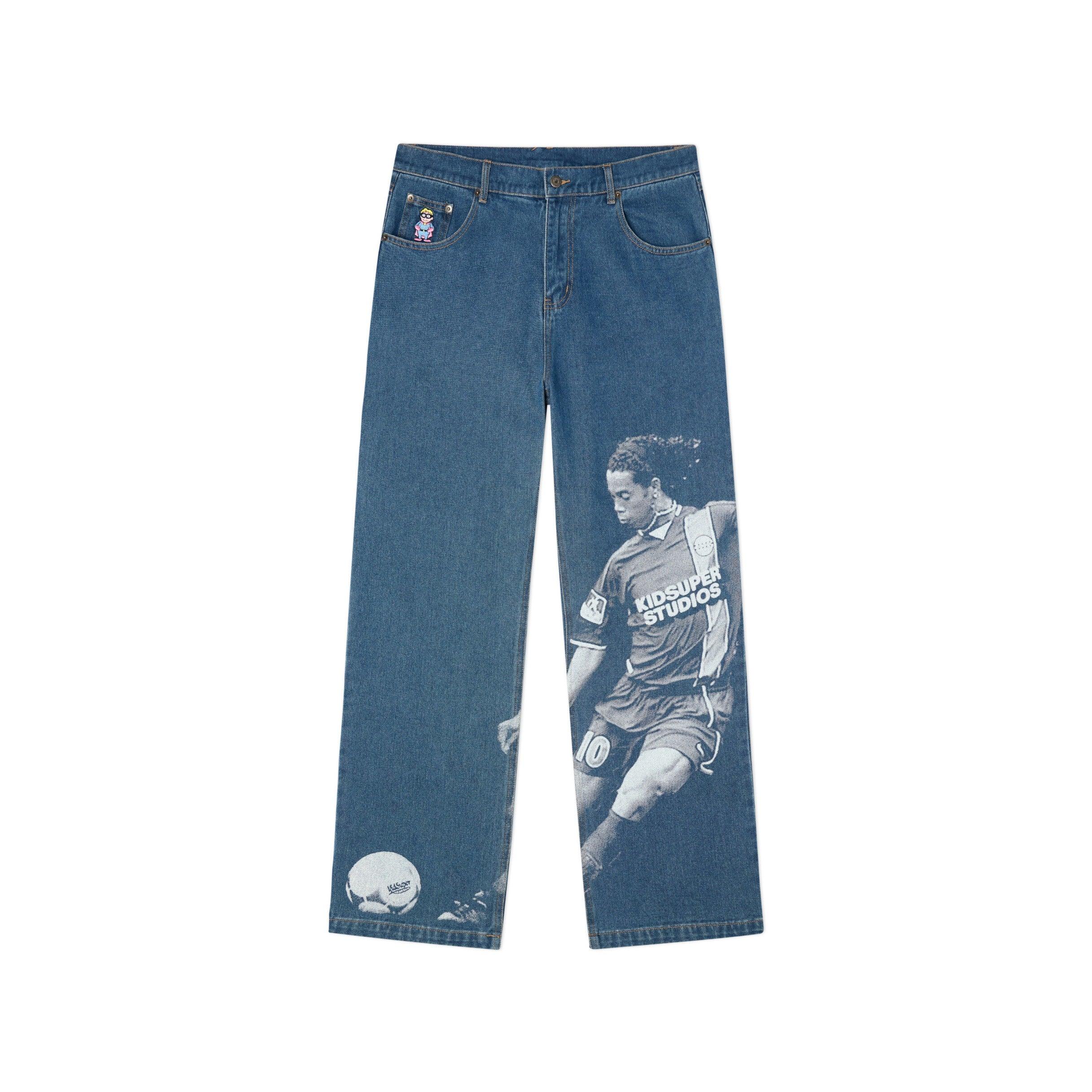 Ronaldinho x KidSuper Denim Jeans [Blue]