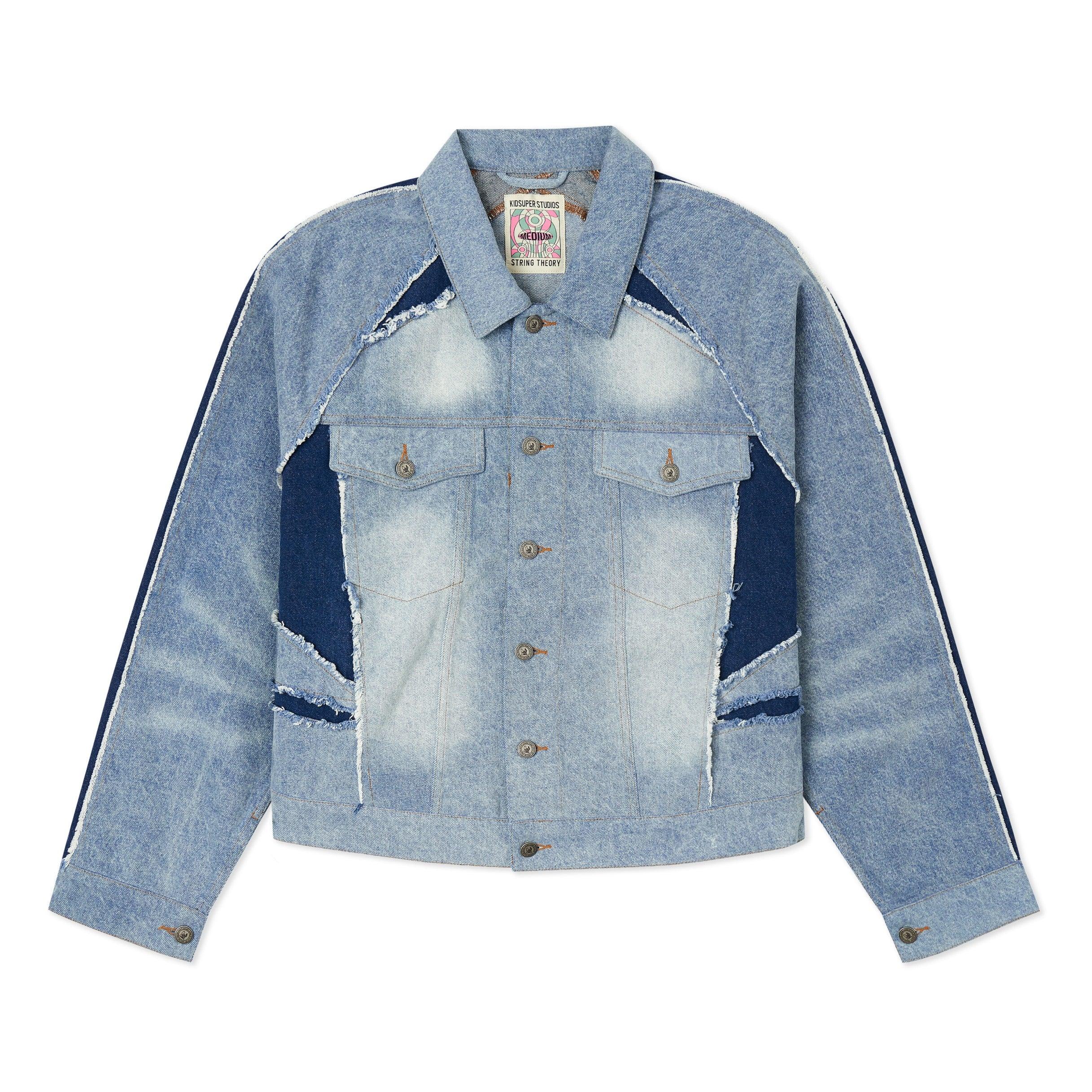 Ronaldinho x KidSuper Denim Jersey Jacket [Washed Blue]