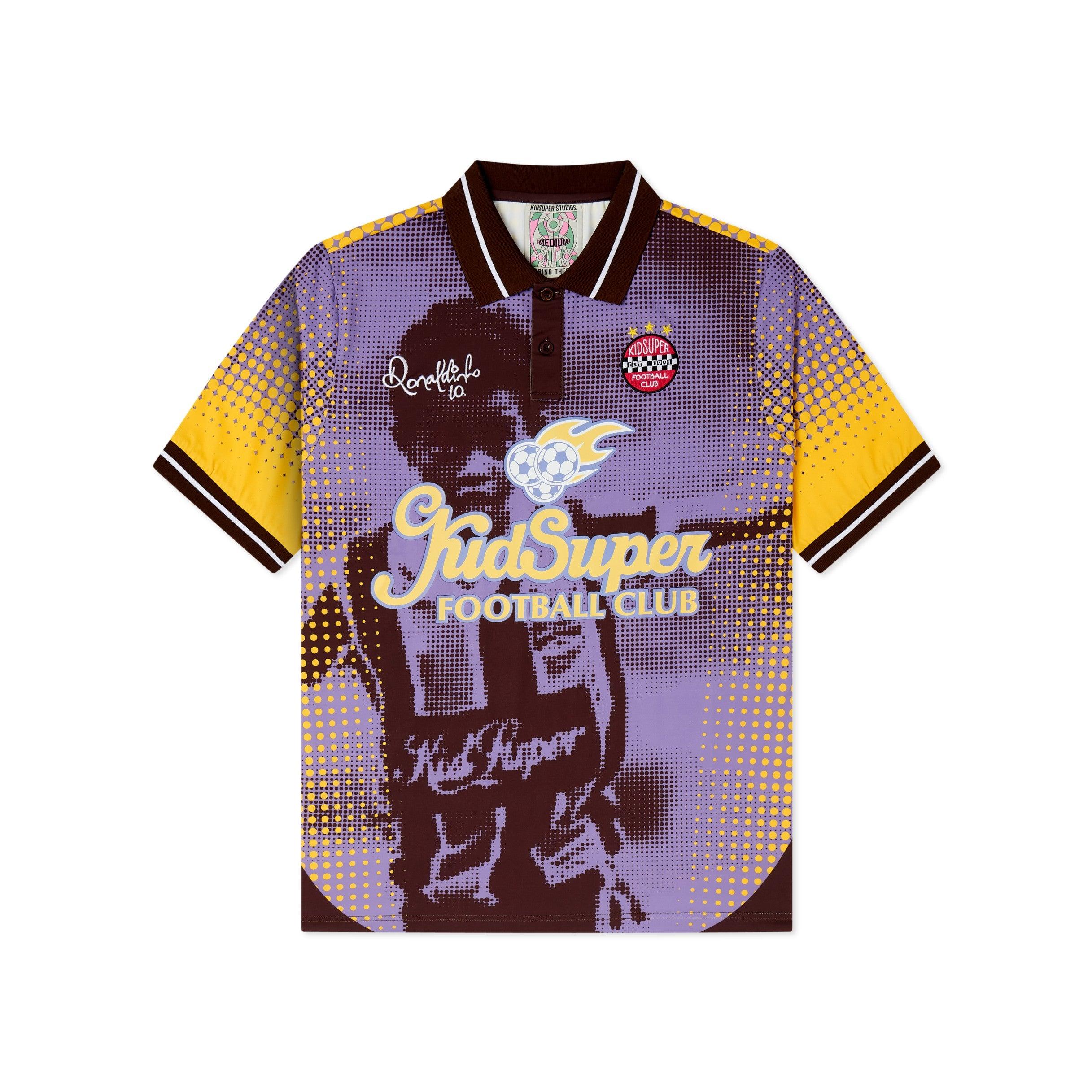 Ronaldinho x KidSuper Soccer Jersey [Brown/Yellow]