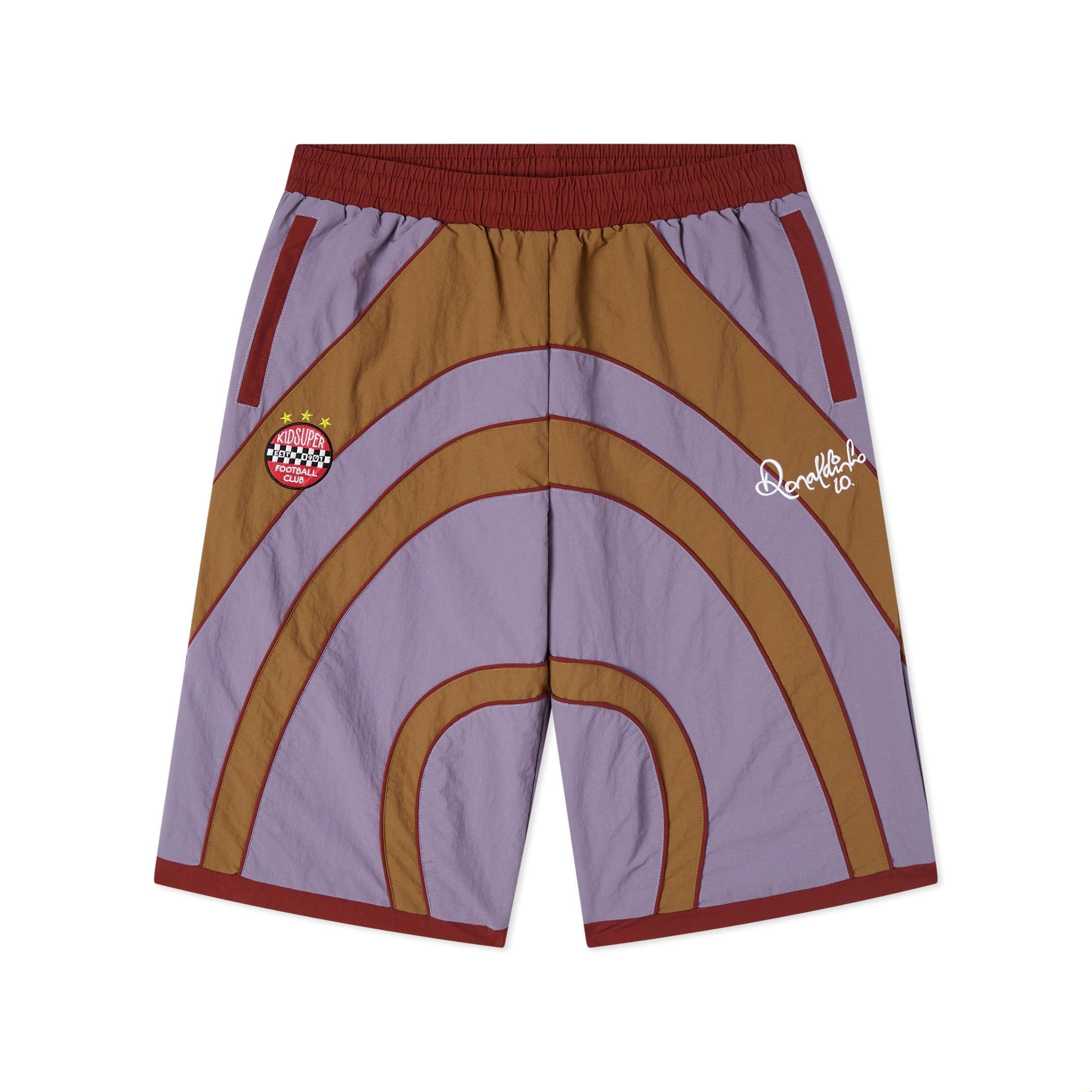 Ronaldinho x KidSuper Long Shorts [Brown / Blue / Red]