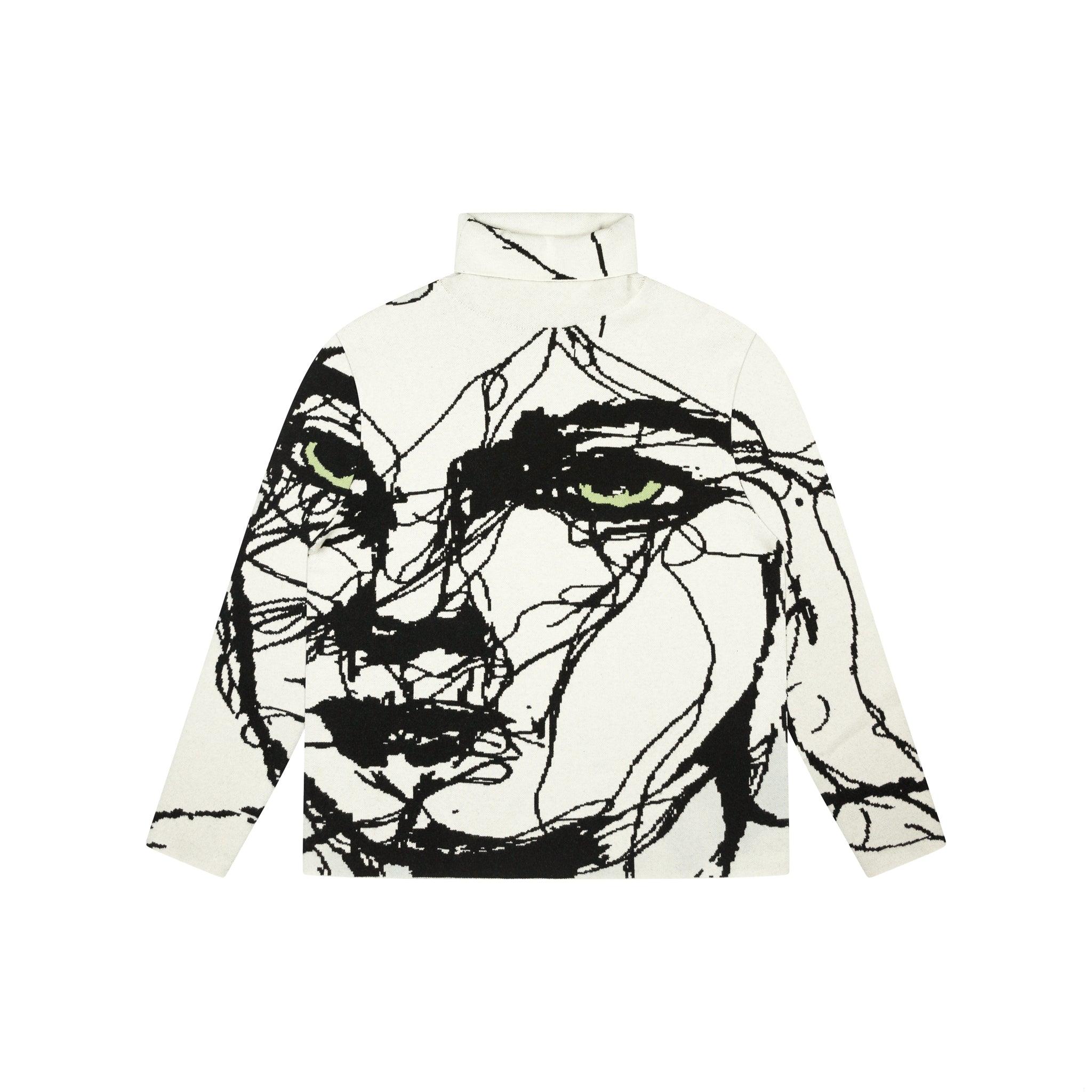 Scribble Women Sweater [White]