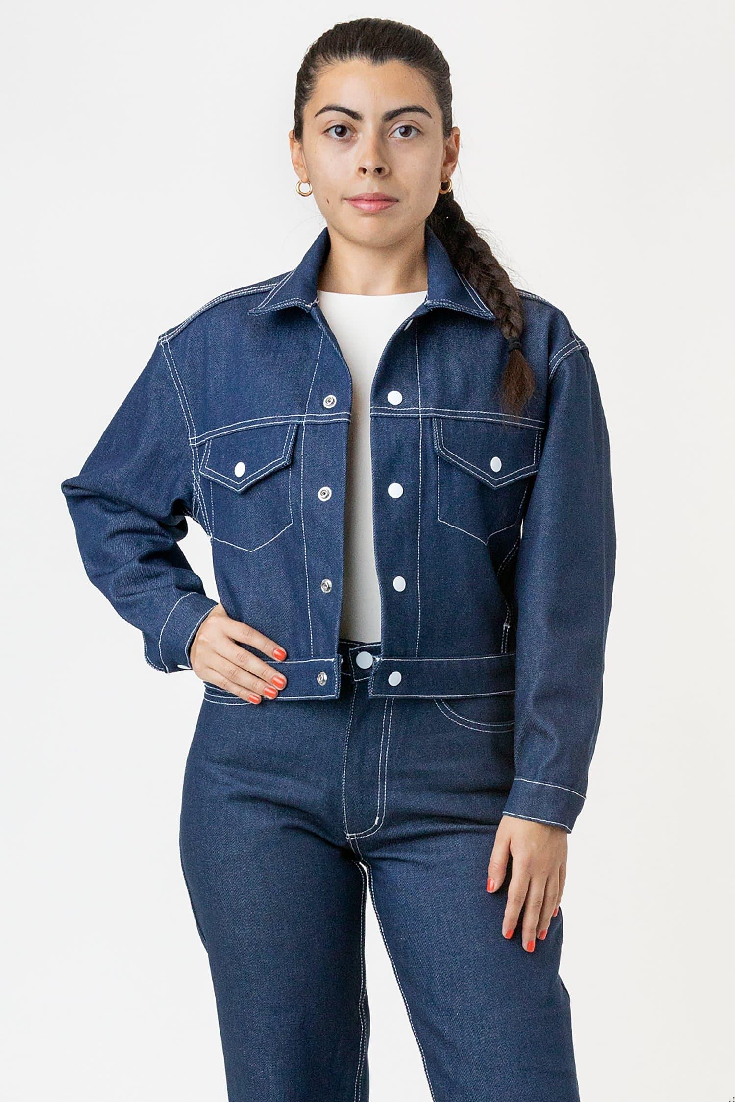 RDNW03 - Raw Indigo Cropped Denim Jacket