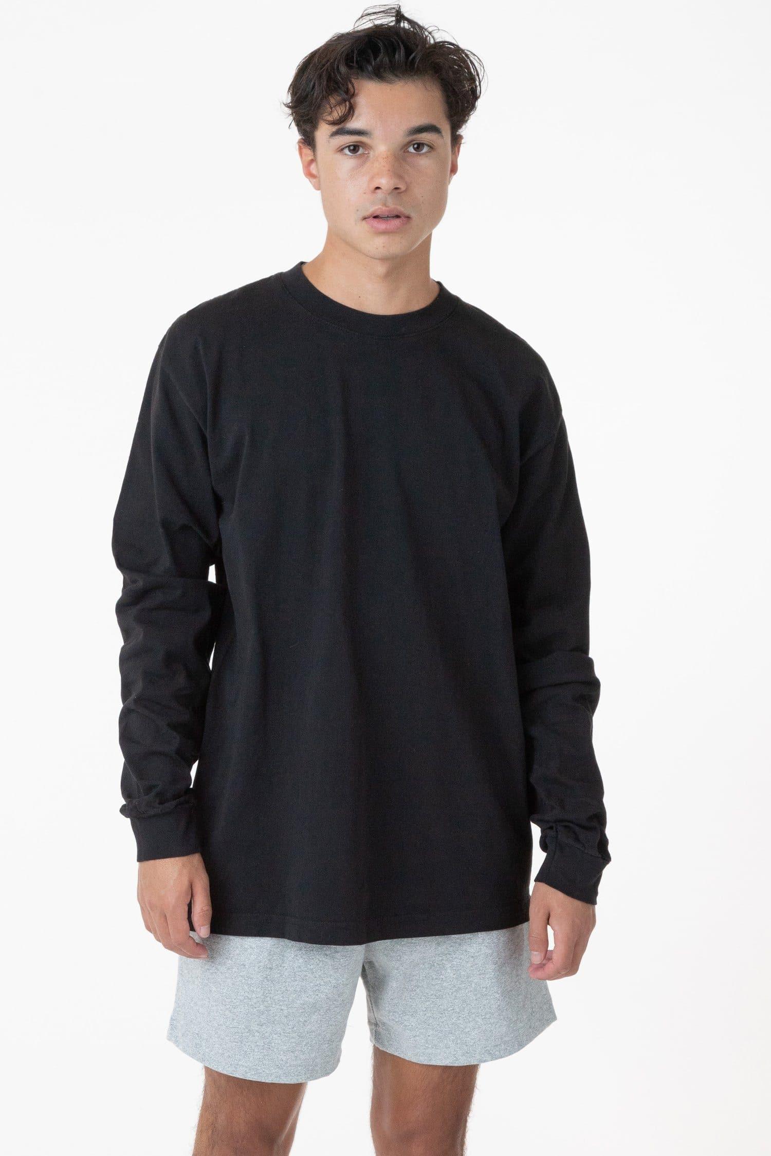 The 1807 - 6.5oz Garment Dye Crew Neck Long Sleeve T-Shirt (Imperfect)