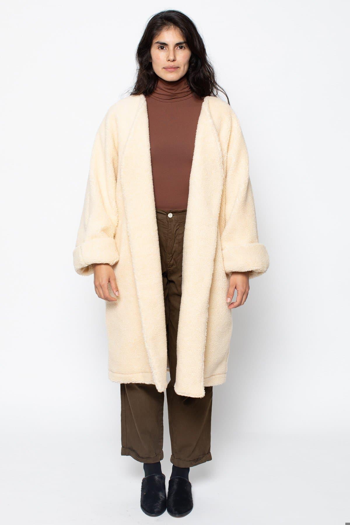 SHR312 - The Oversized Sherpa Wrap Coat