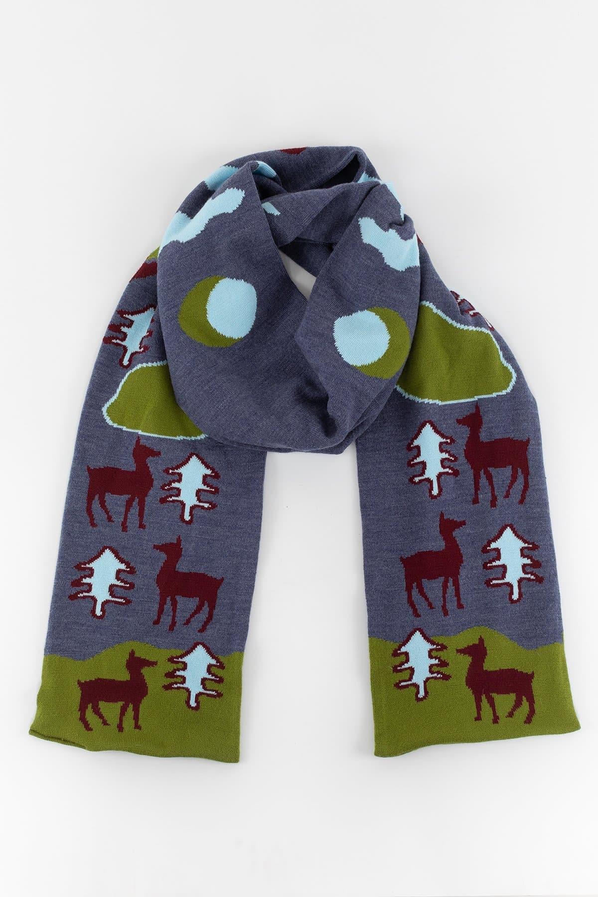 JQSCARF10 - Woodland Creature Scarf