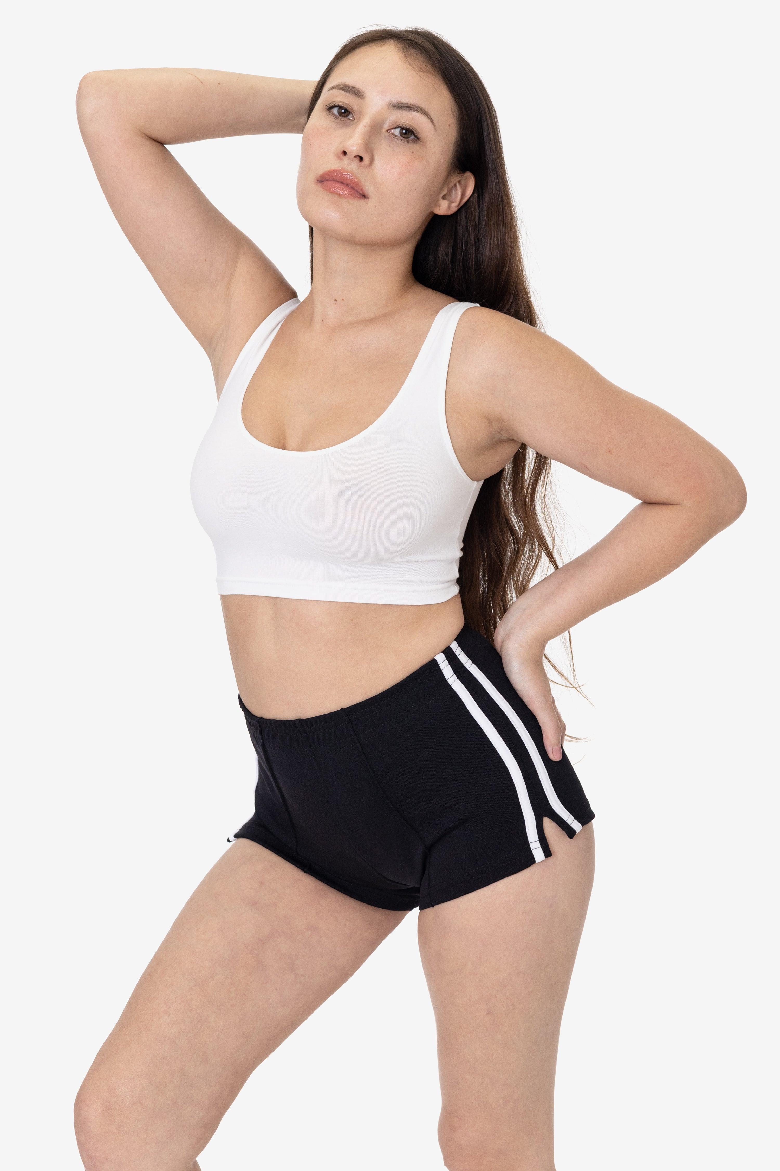 RNI3001 - Nylon Interlock Cheer Stripe Shorts